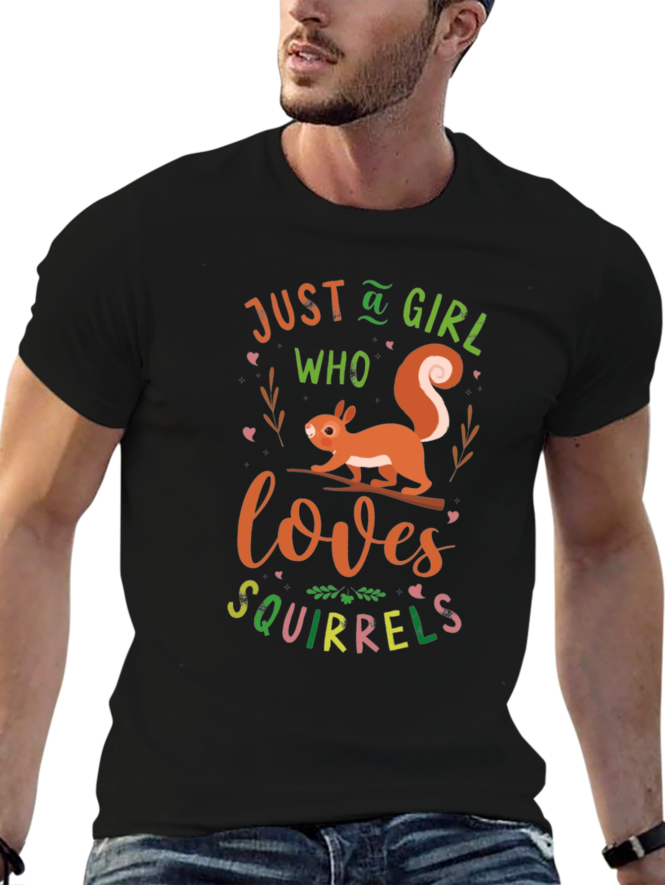 Just A Girl Who Loves Squirrels T-Shirt