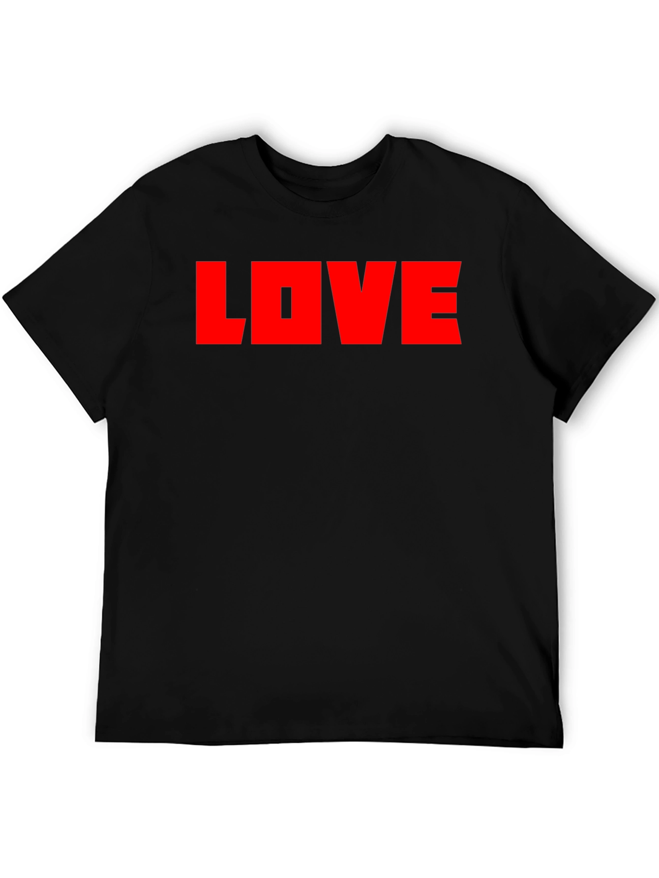 LOVE Graphic Black T-Shirt - Bold & Stylish