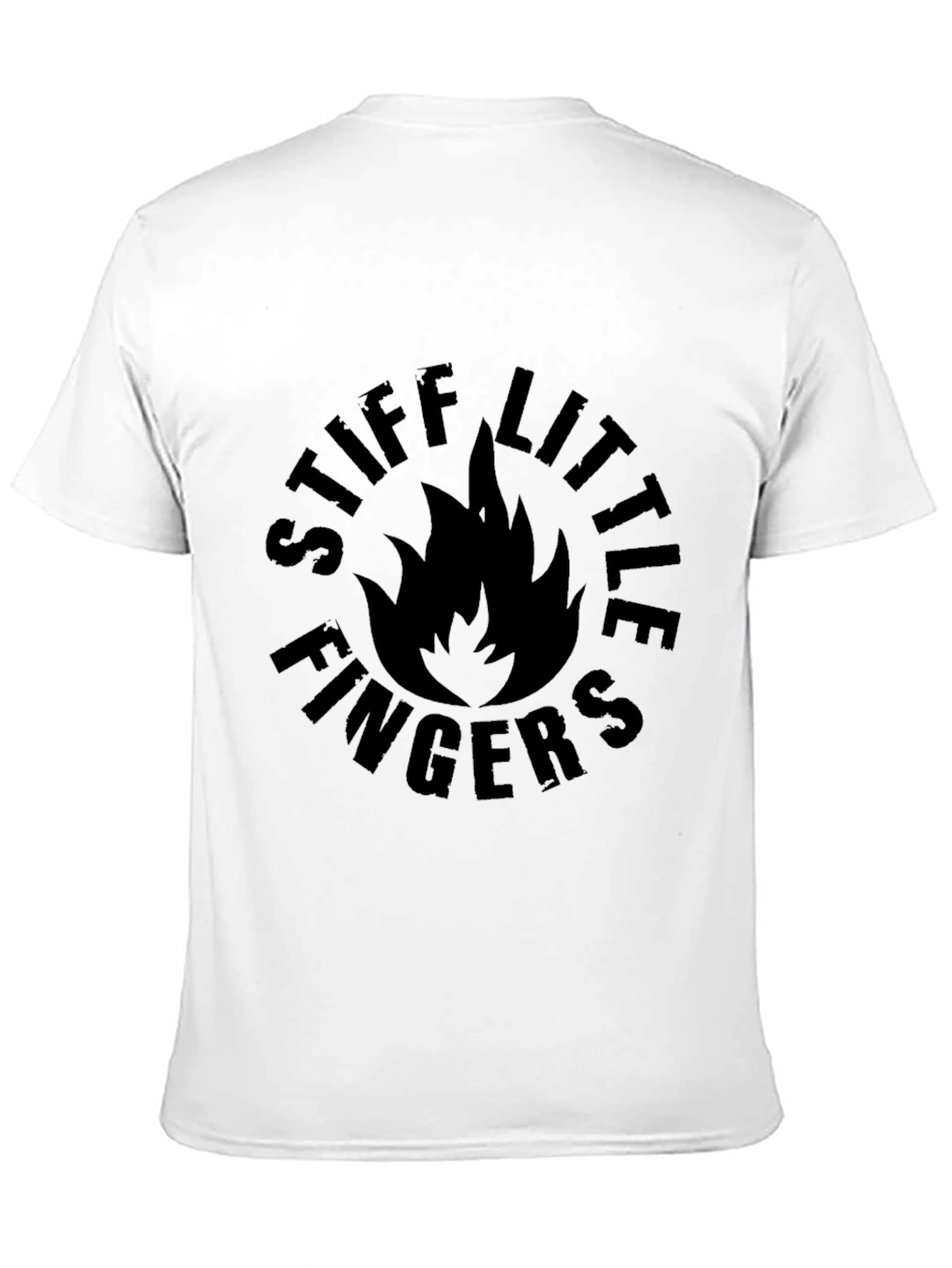 Stiff Little Fingers T-Shirt - Black Music Tee