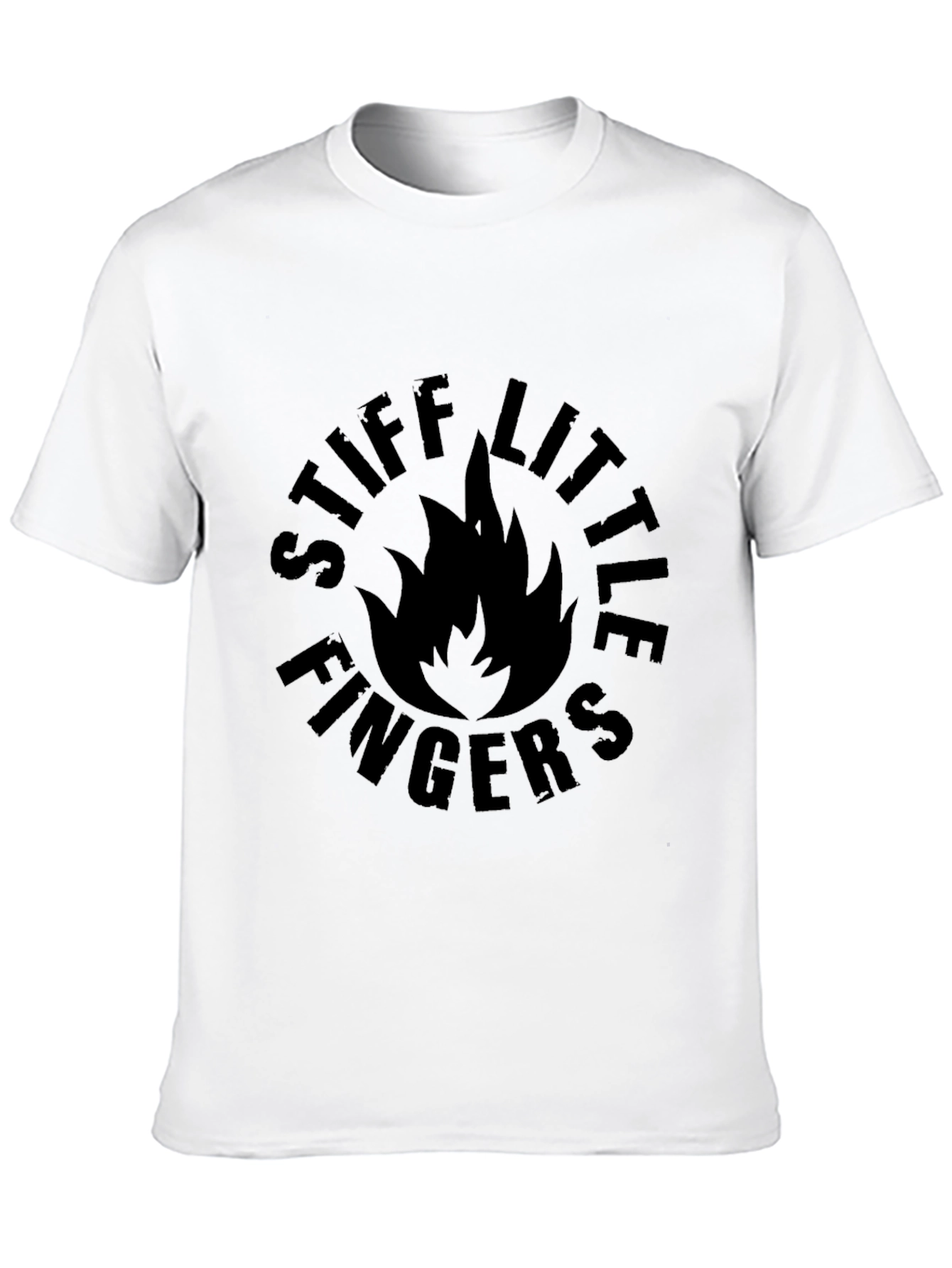 Stiff Little Fingers T-Shirt - Black Music Tee