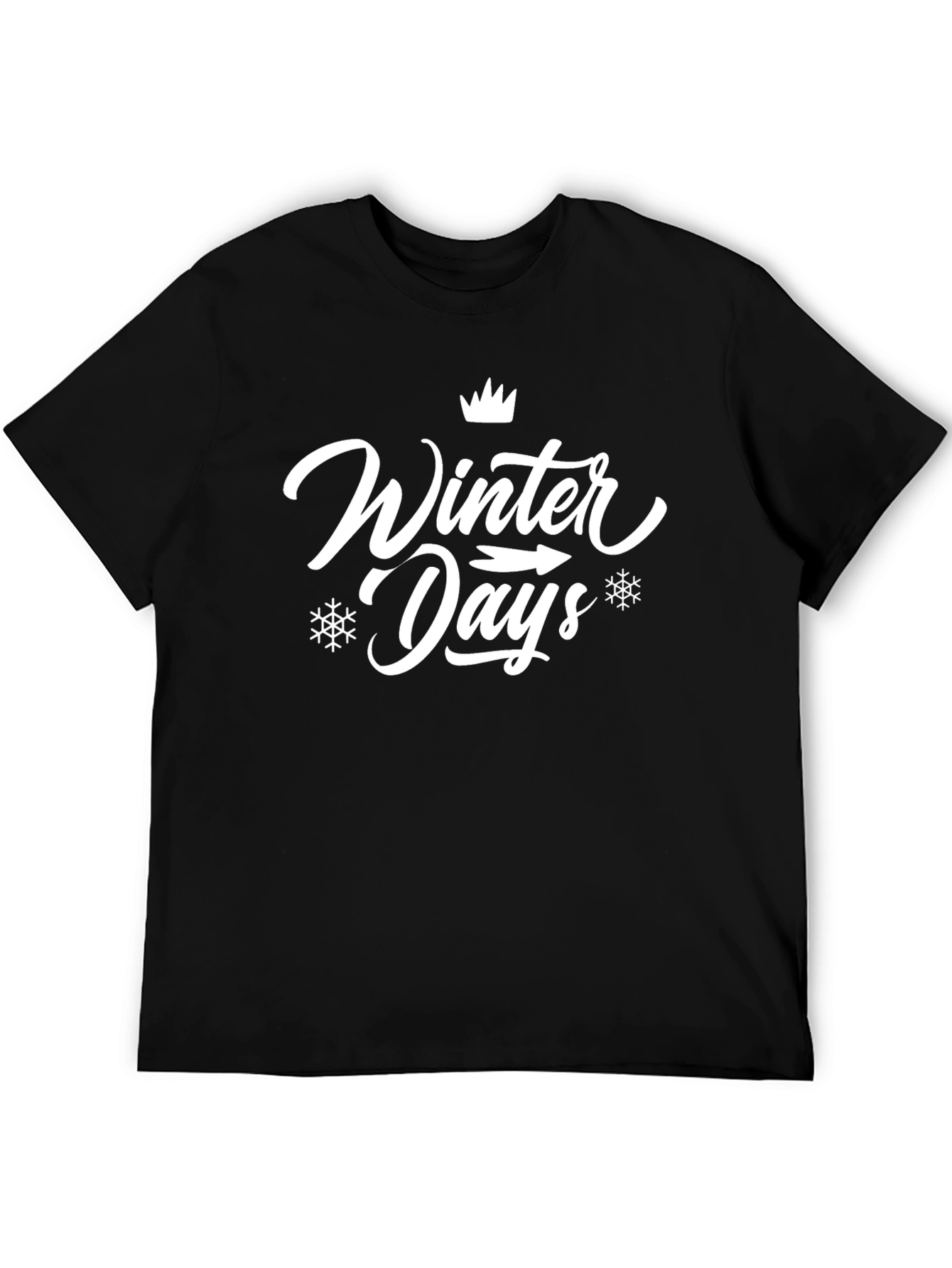 Winter Days Graphic T-Shirt - Stylish Holiday Apparel