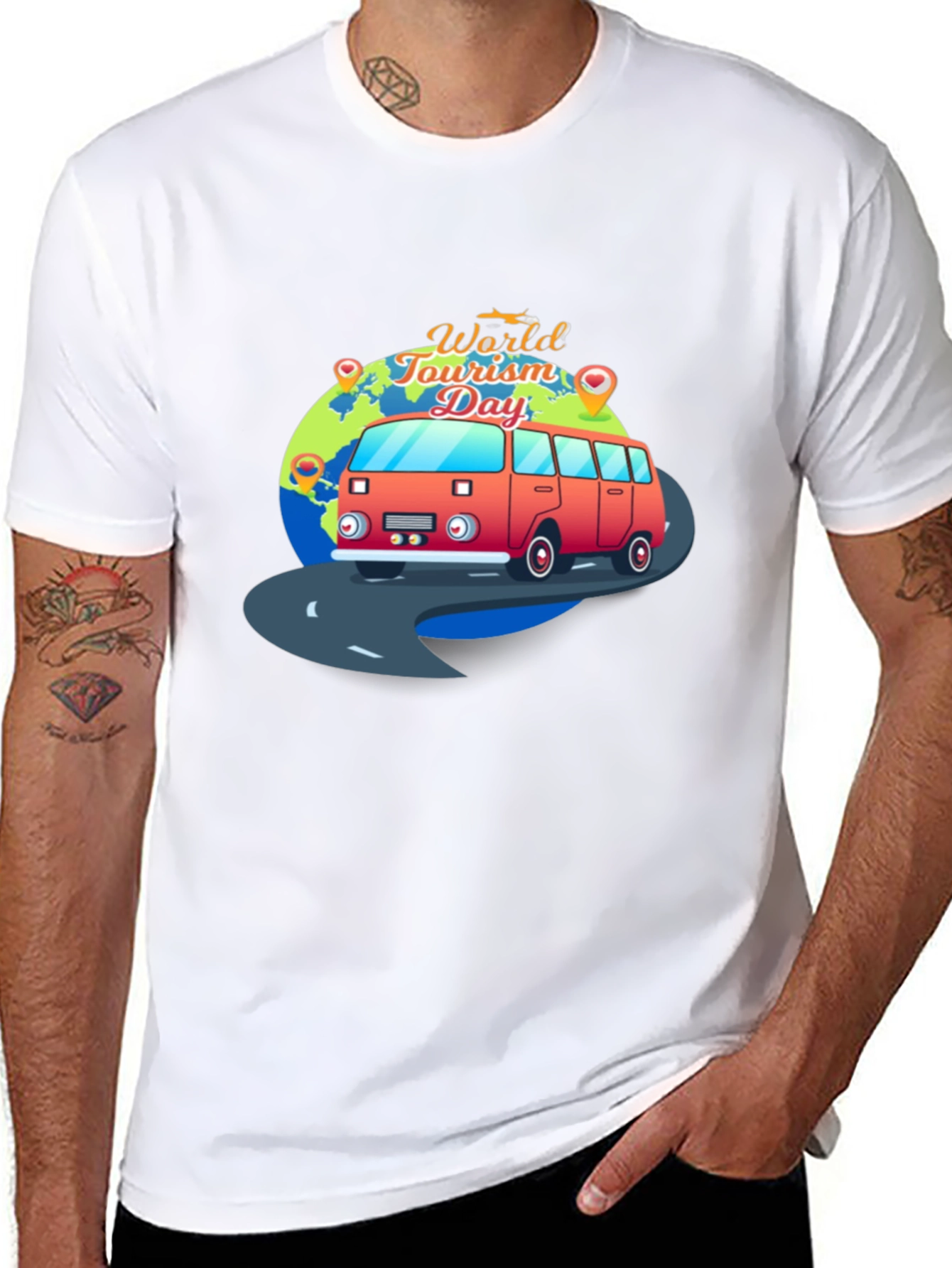 World Tourism Day Graphic T-Shirt