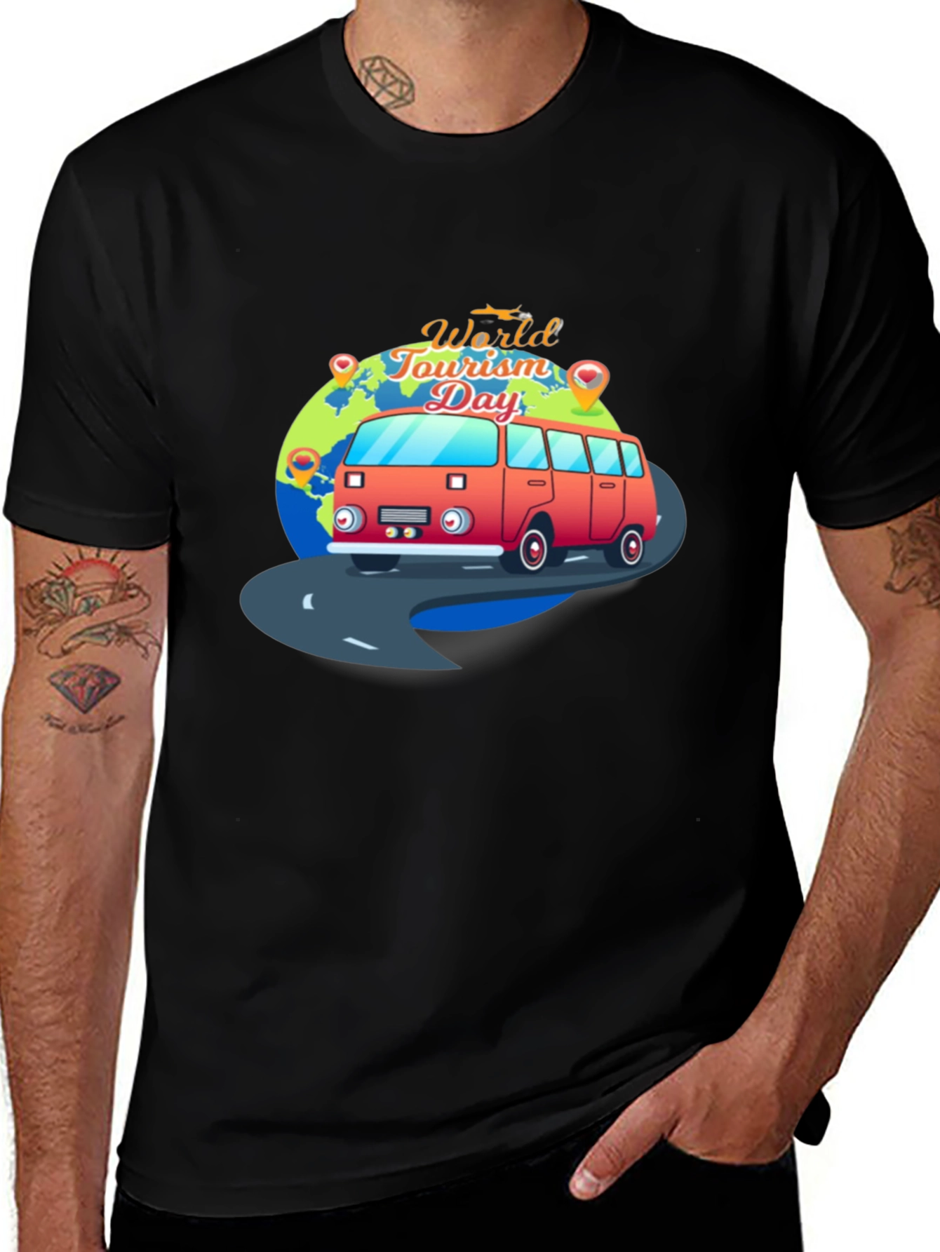 World Tourism Day Graphic T-Shirt