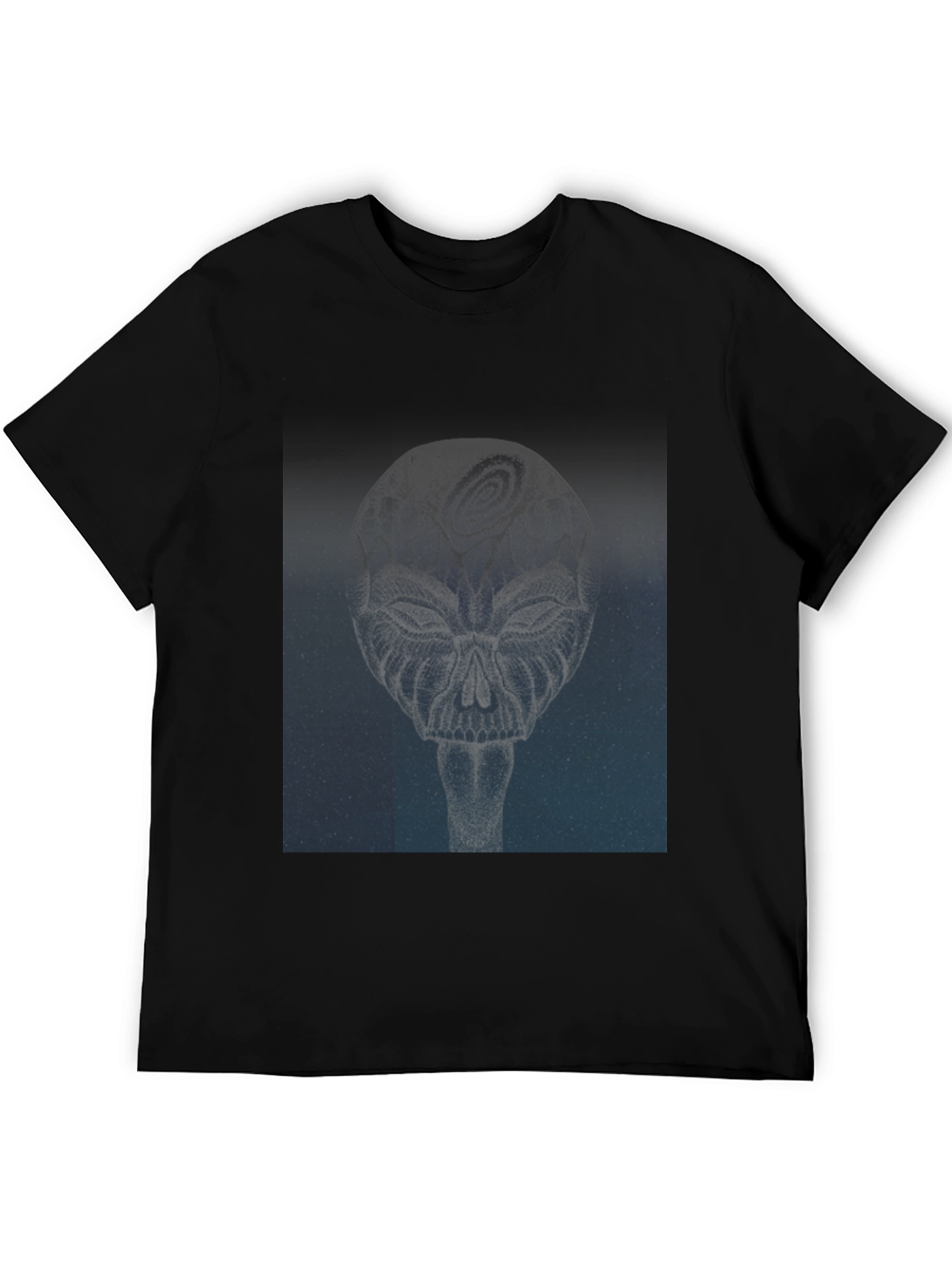 Abstract Skull Graphic Tee - Modern Style
