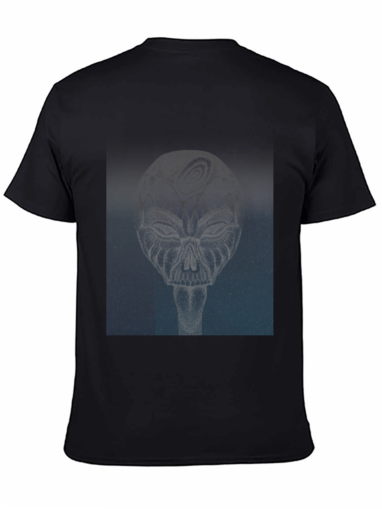 Abstract Skull Graphic Tee - Modern Style