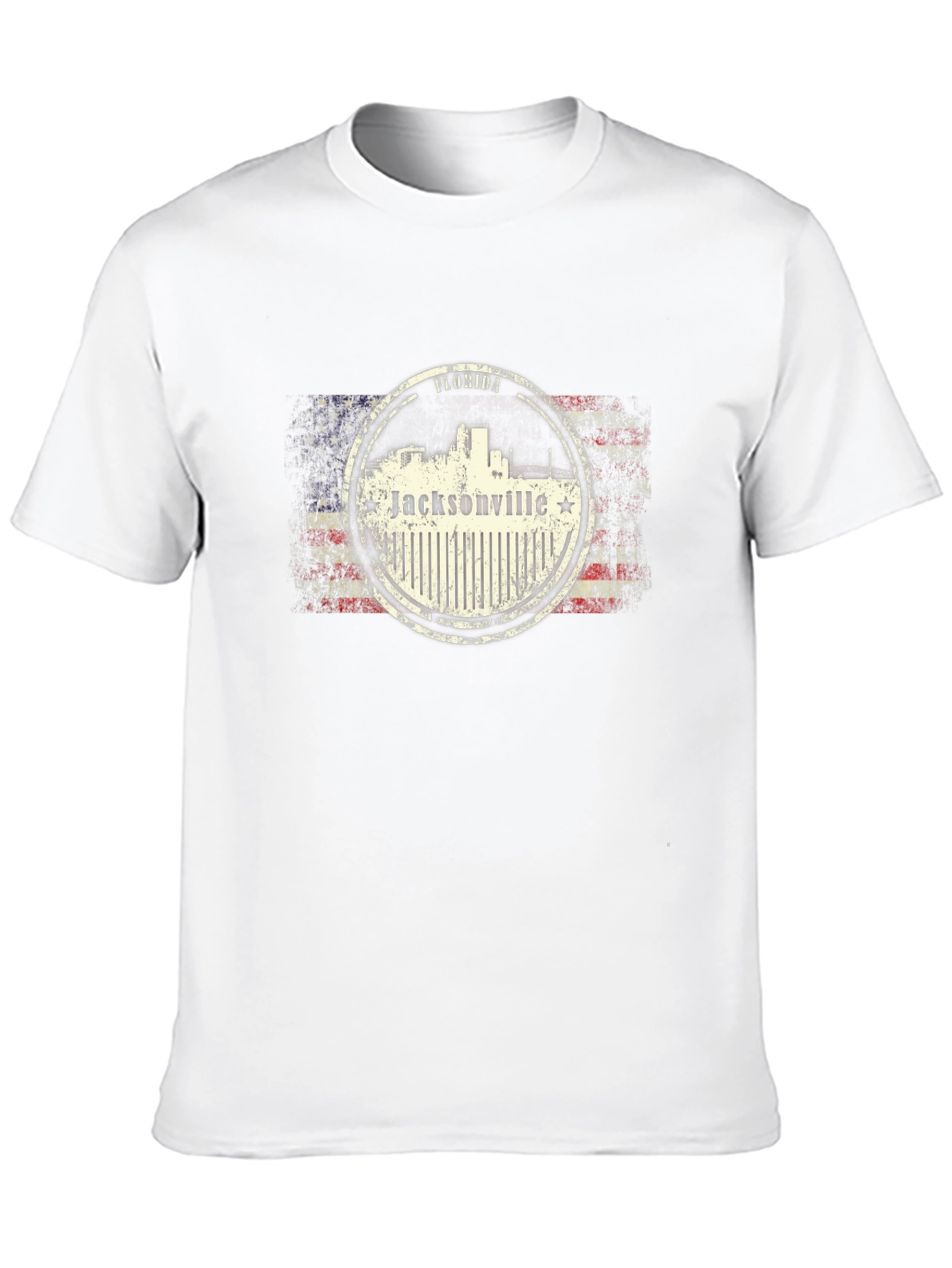 Jacksonville Florida USA Flag T-Shirt