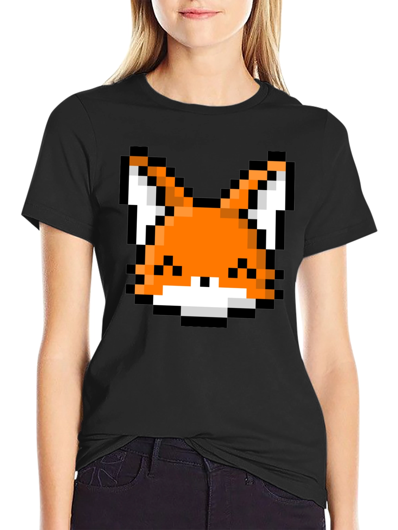 Pixel Fox Graphic T-Shirt