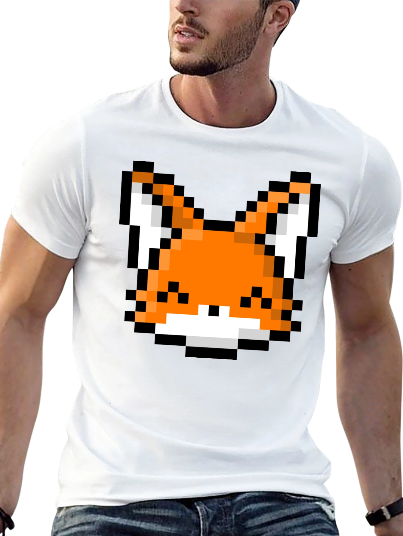 Pixel Fox Graphic T-Shirt