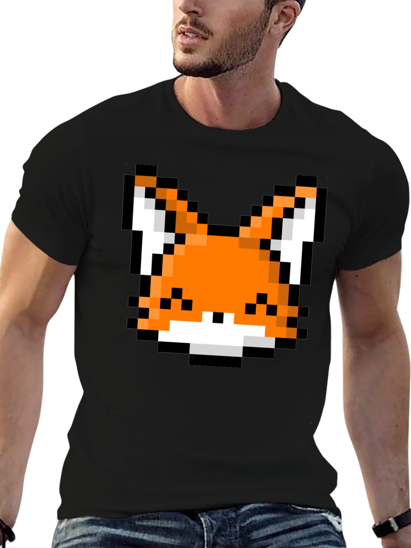 Pixel Fox Graphic T-Shirt