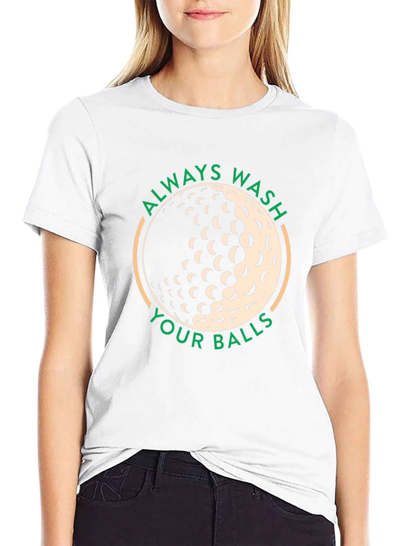 Always Wash Your Balls Funny Golf T-Shirt