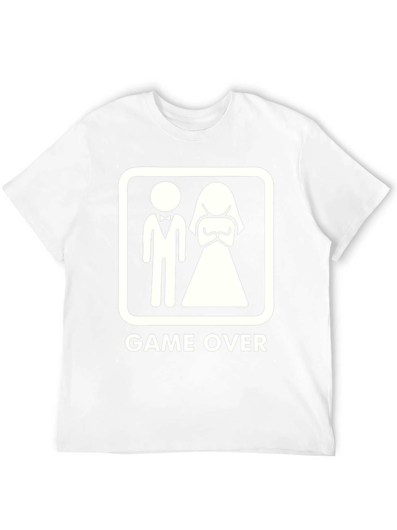 Game Over Groom Bride Graphic T-Shirt