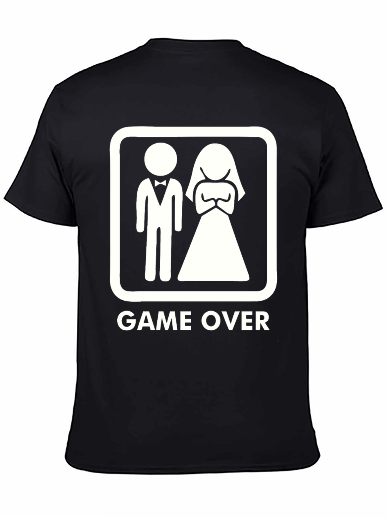 Game Over Groom Bride Graphic T-Shirt
