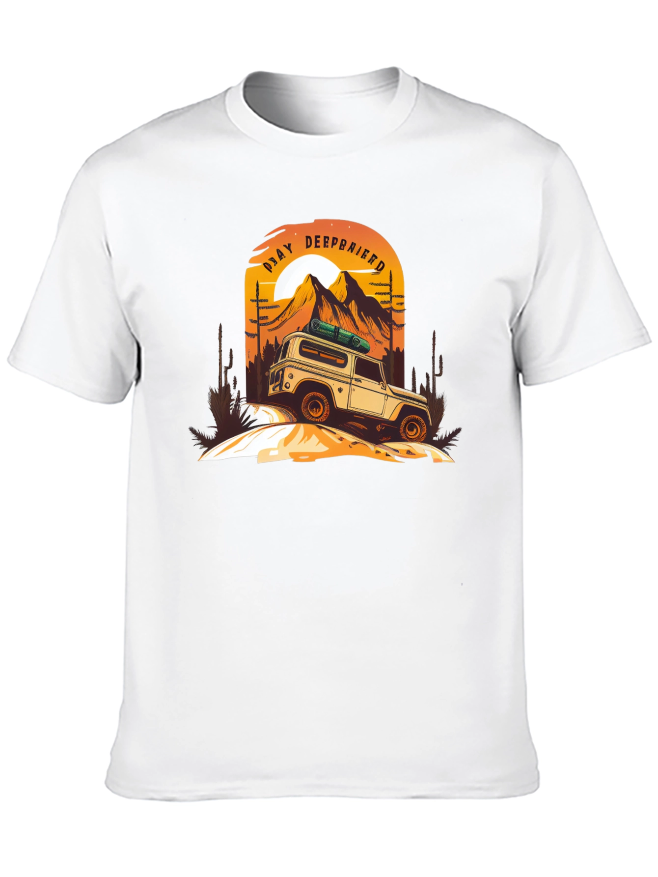 Stay Deep Biried Black Graphic T-Shirt