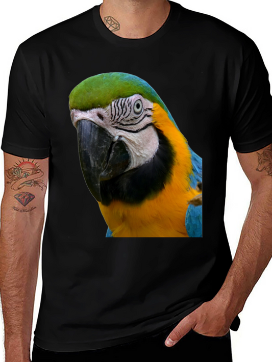 Parrot Graphic T-Shirt - Unique Bird Design