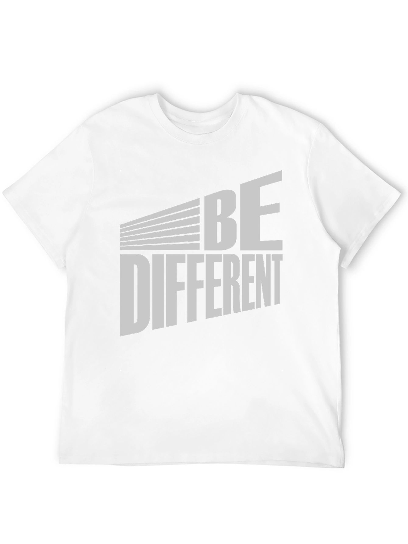 Be Different Graphic Tee - Black Cotton T-Shirt
