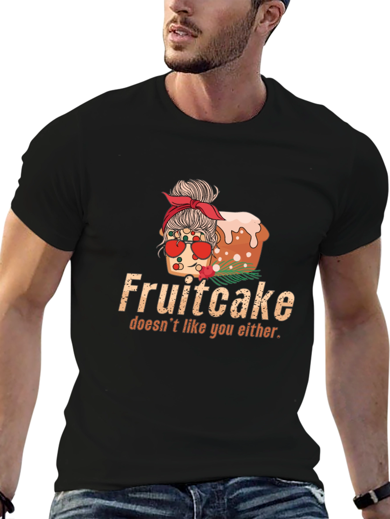 Fruitcake Graphic Tee - Funny Holiday Shirt
