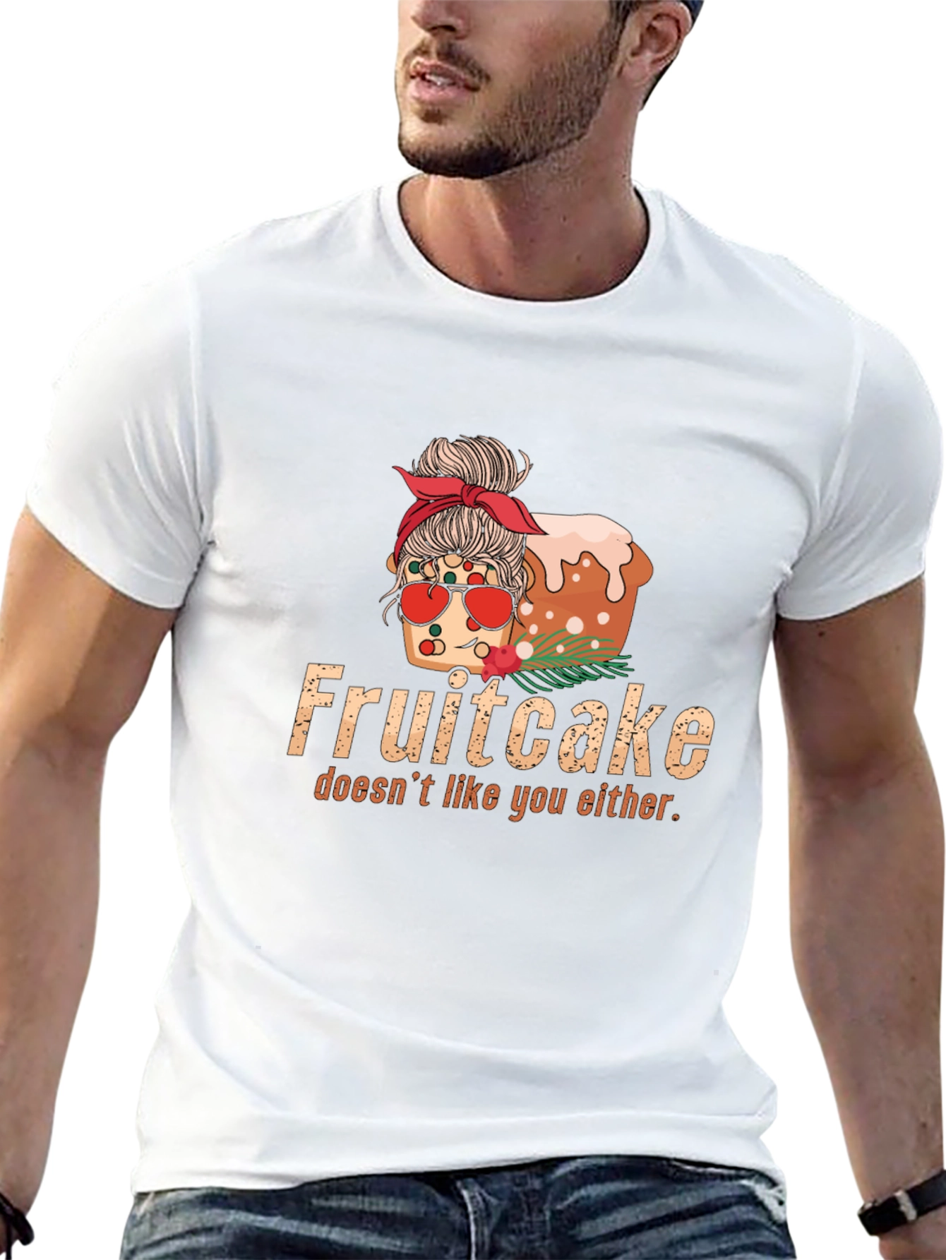 Fruitcake Graphic Tee - Funny Holiday Shirt