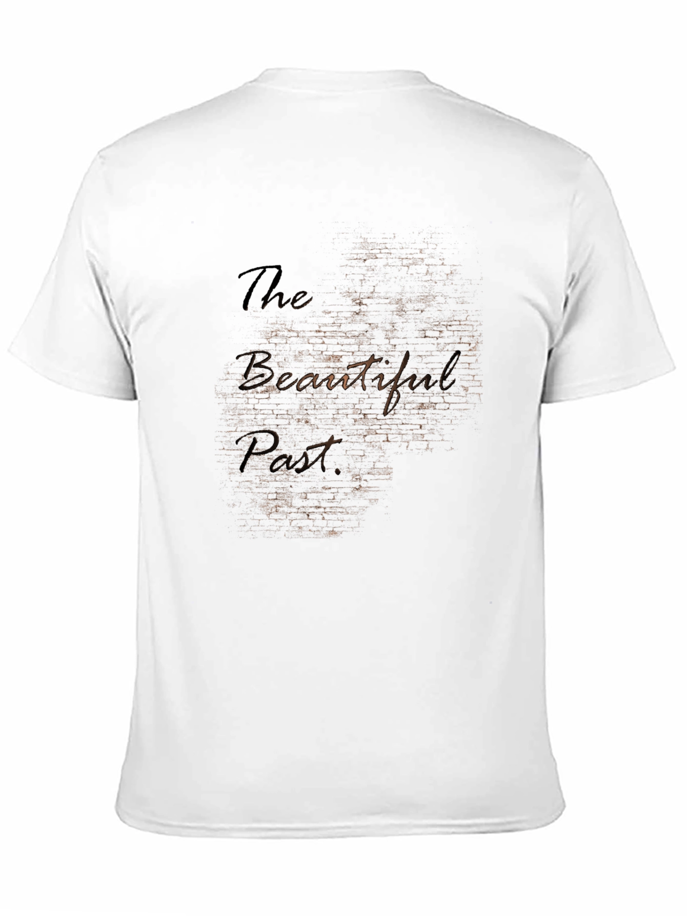 The Beautiful Past Mens Black Graphic T-Shirt
