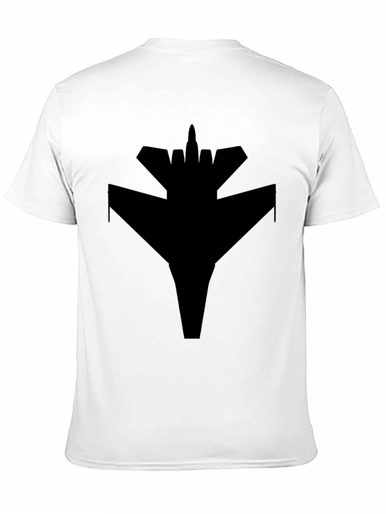 Black Jet Fighter Graphic T-Shirt