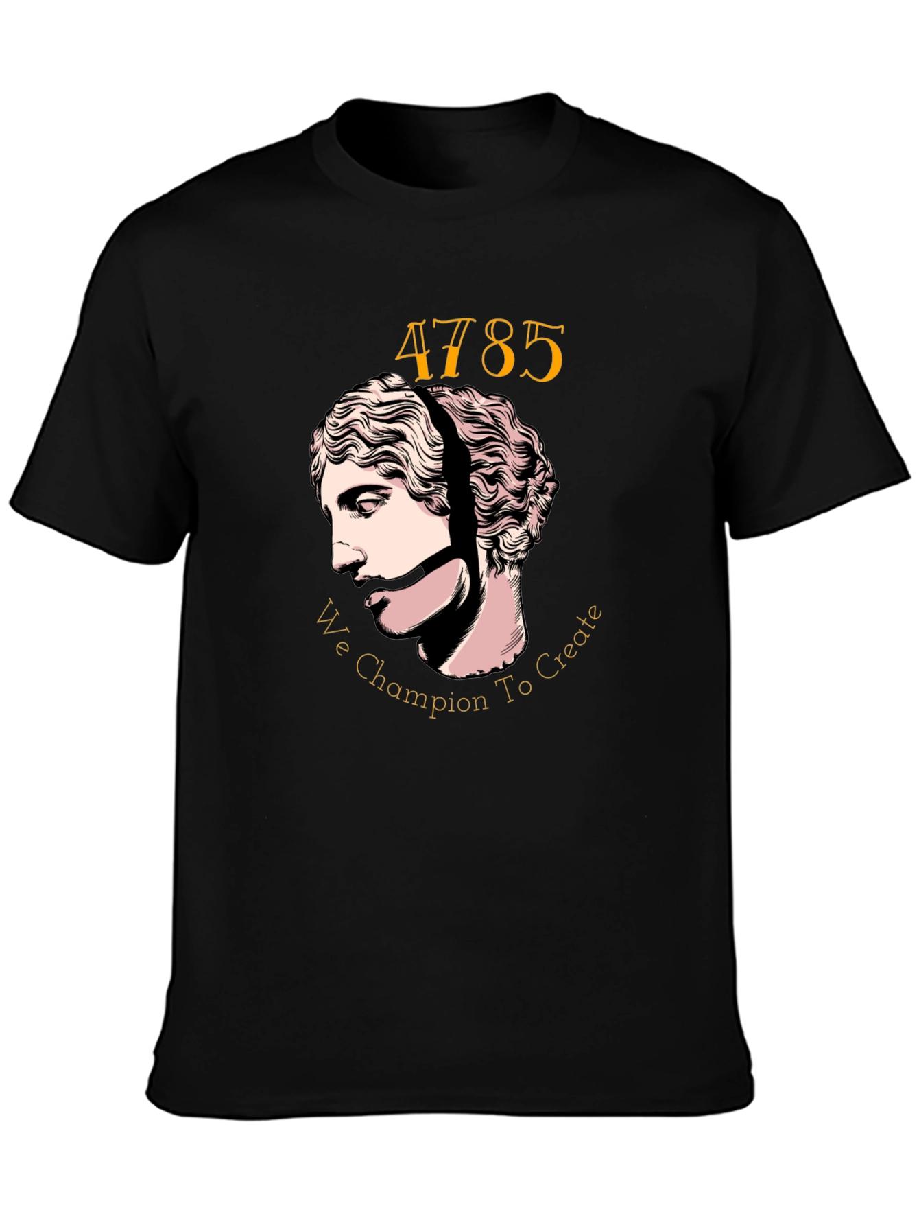 Artistic Graphic Tee - We Champion to Create Design