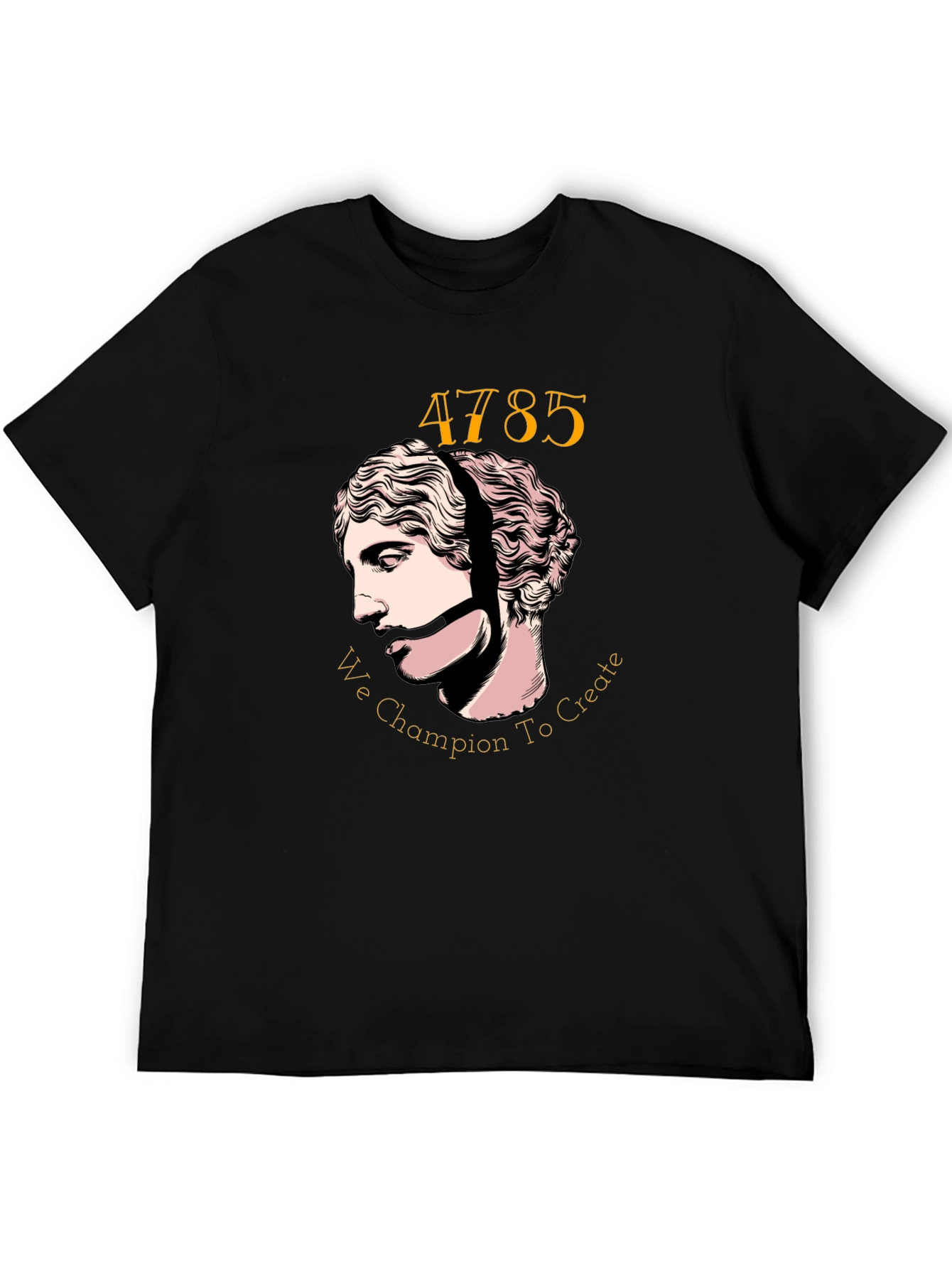 Artistic Graphic Tee - We Champion to Create Design