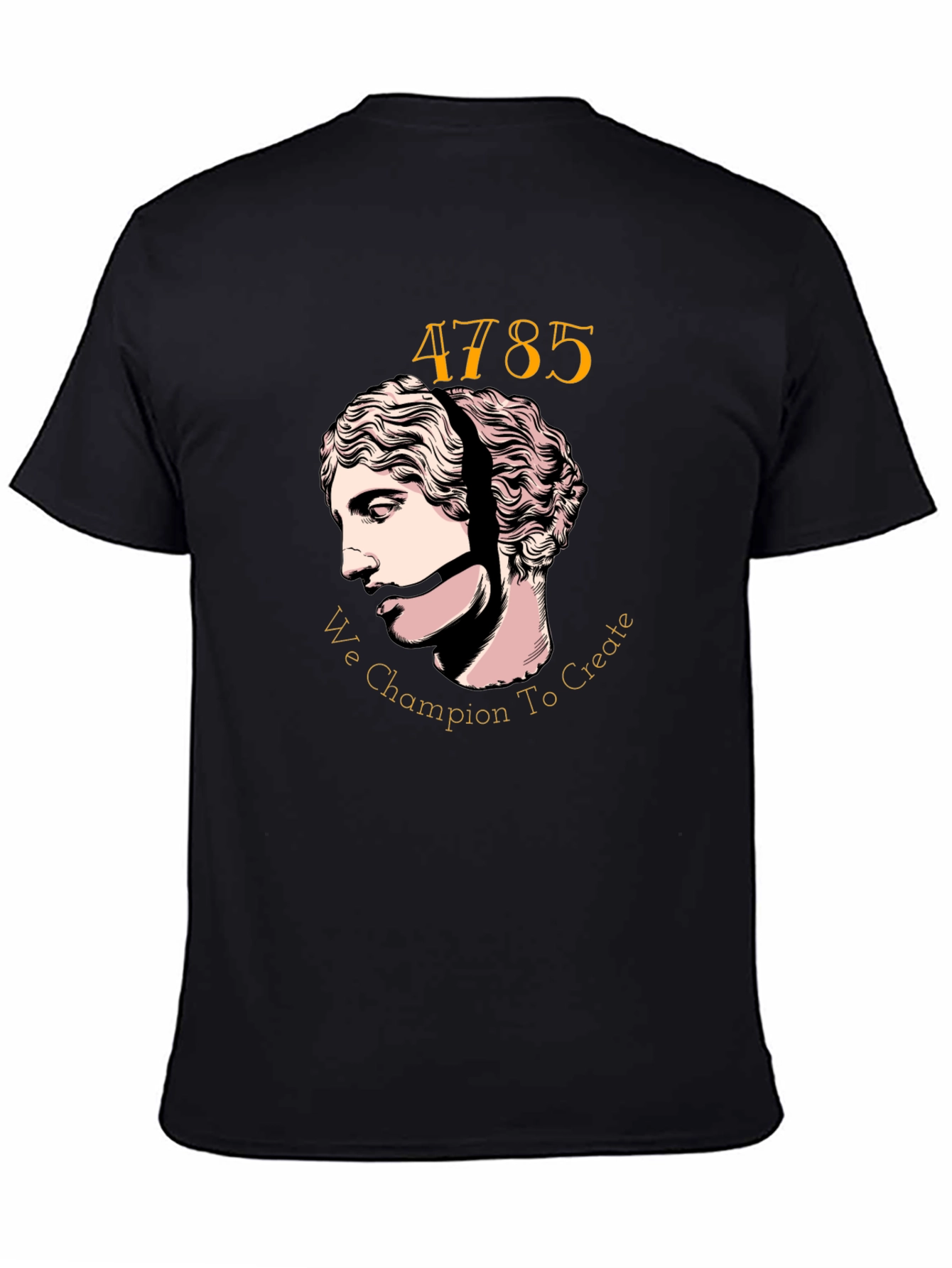 Artistic Graphic Tee - We Champion to Create Design