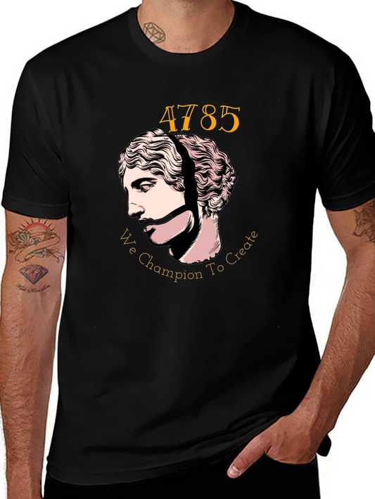 Artistic Graphic Tee - We Champion to Create Design