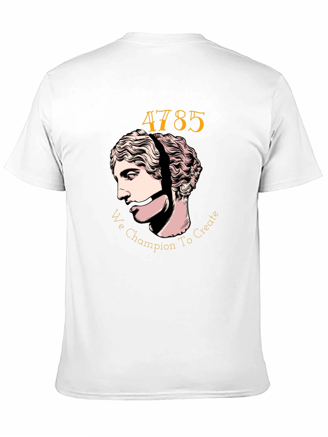 Artistic Graphic Tee - We Champion to Create Design