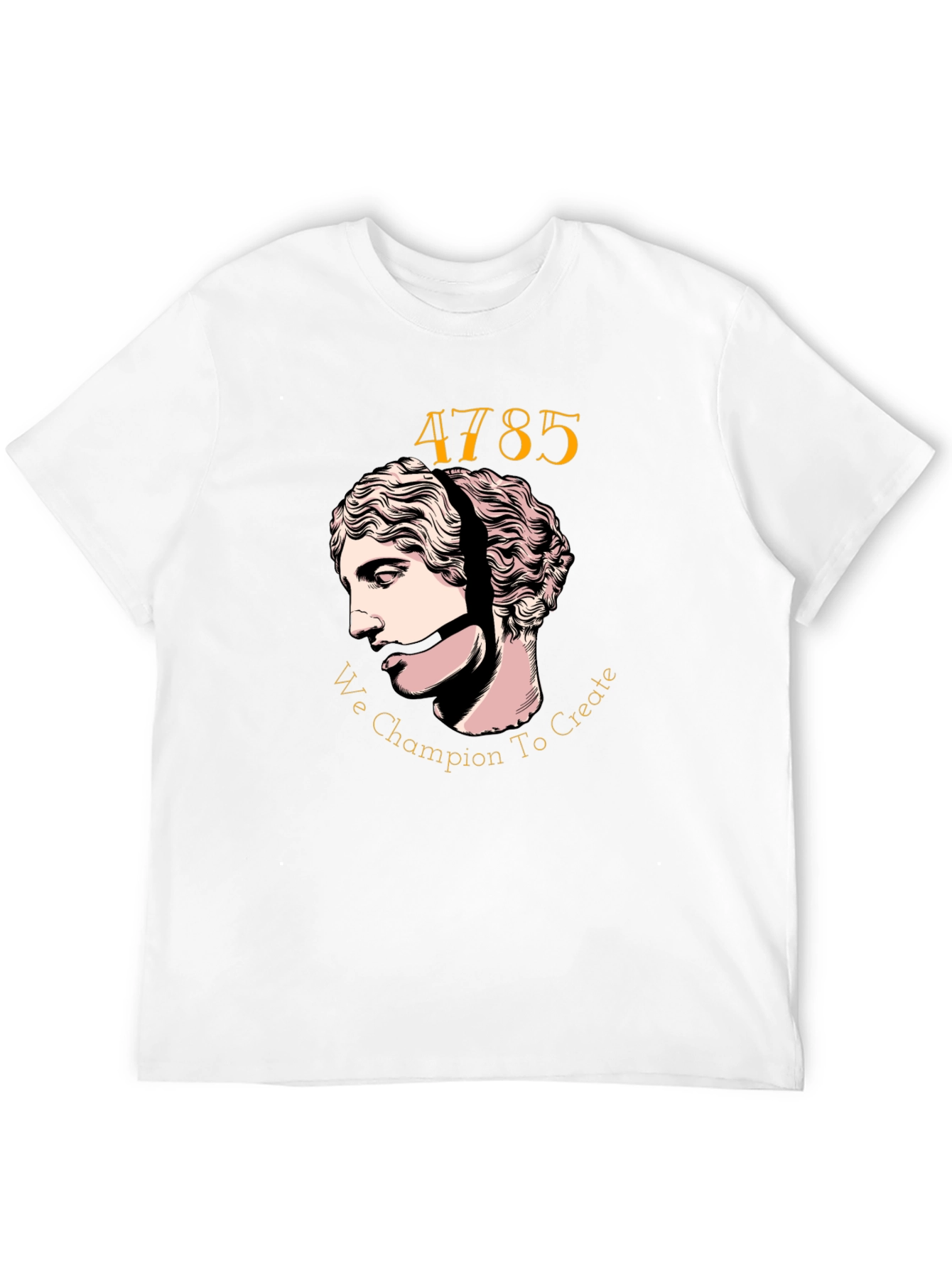 Artistic Graphic Tee - We Champion to Create Design