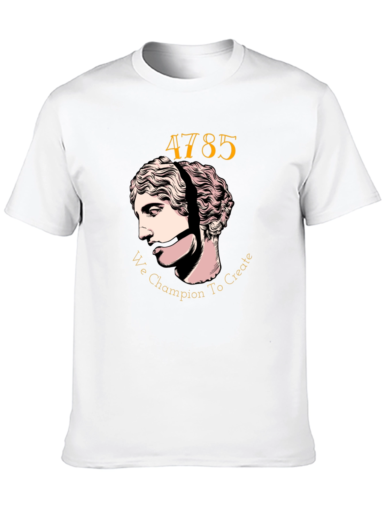 Artistic Graphic Tee - We Champion to Create Design