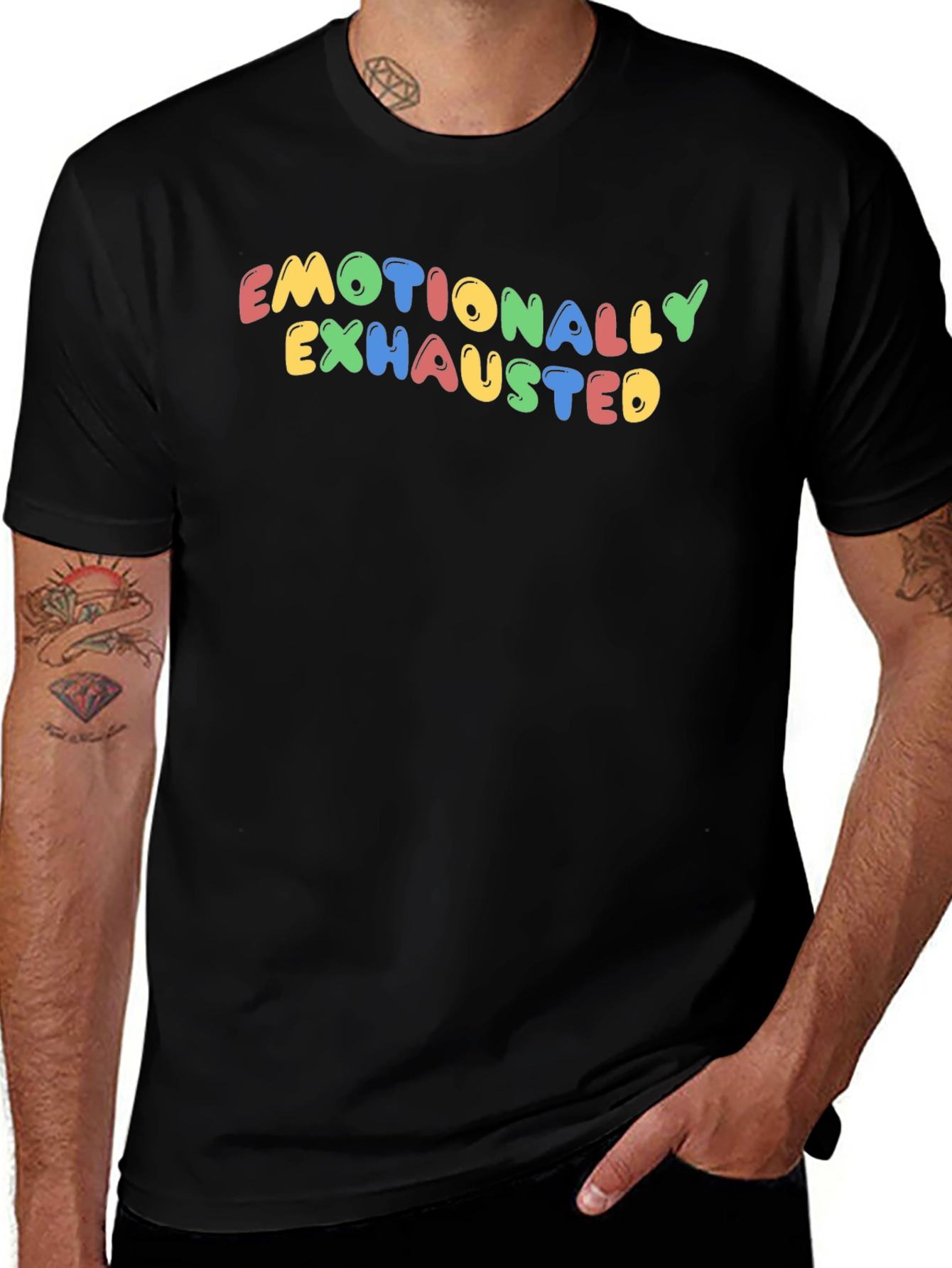 Emotionally Exhausted Graphic T-Shirt - Unisex