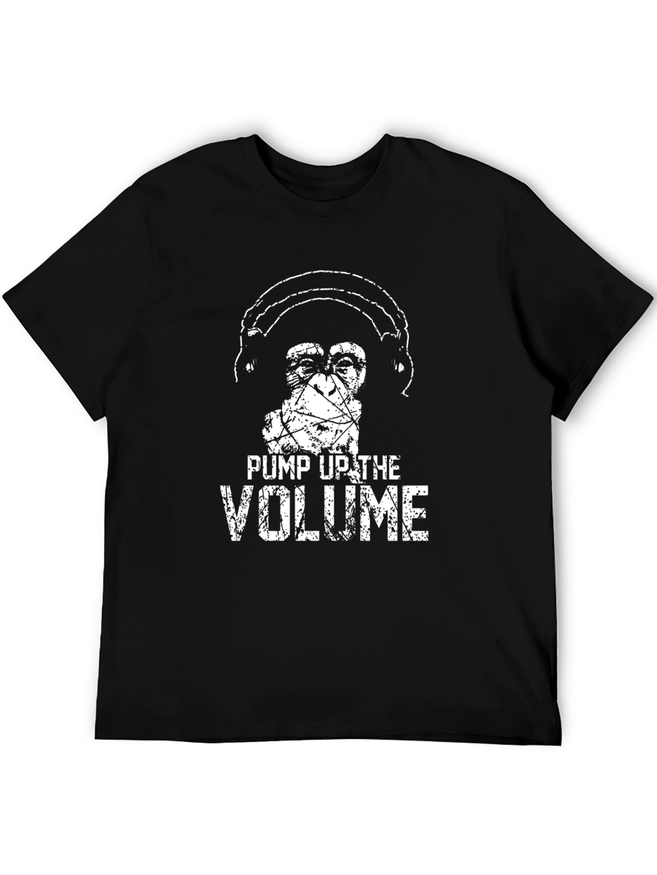 Pump Up The Volume Graphic Tee - Black