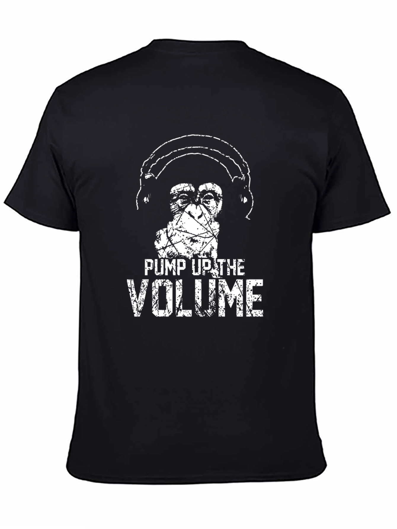 Pump Up The Volume Graphic Tee - Black