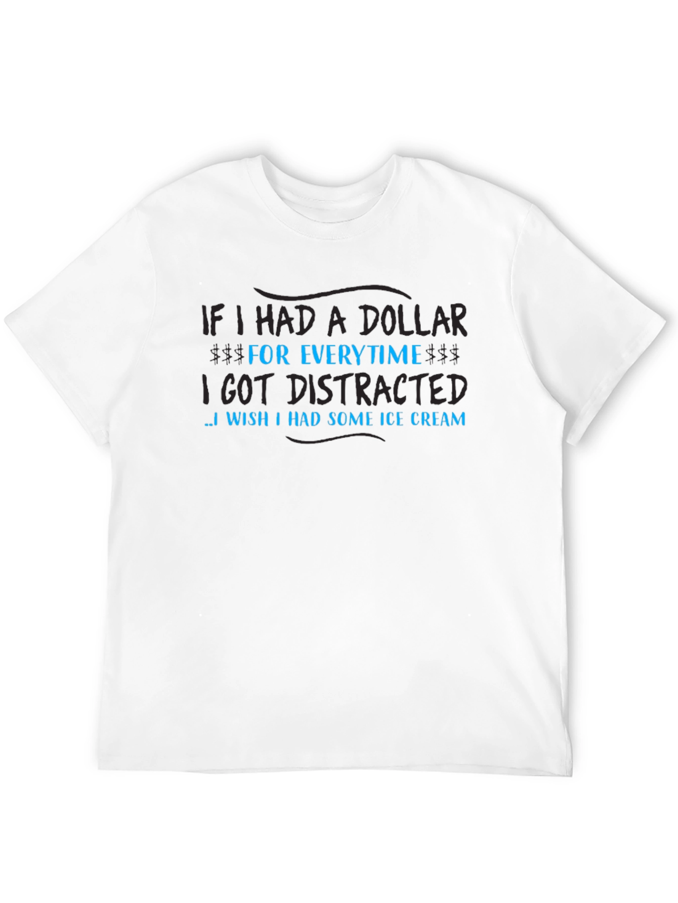 Distracted Ice Cream Graphic Tee