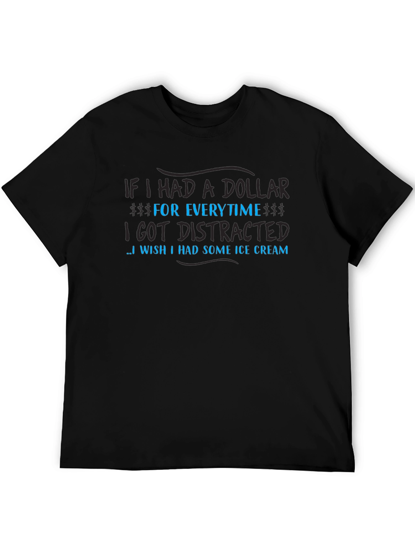 Distracted Ice Cream Graphic Tee