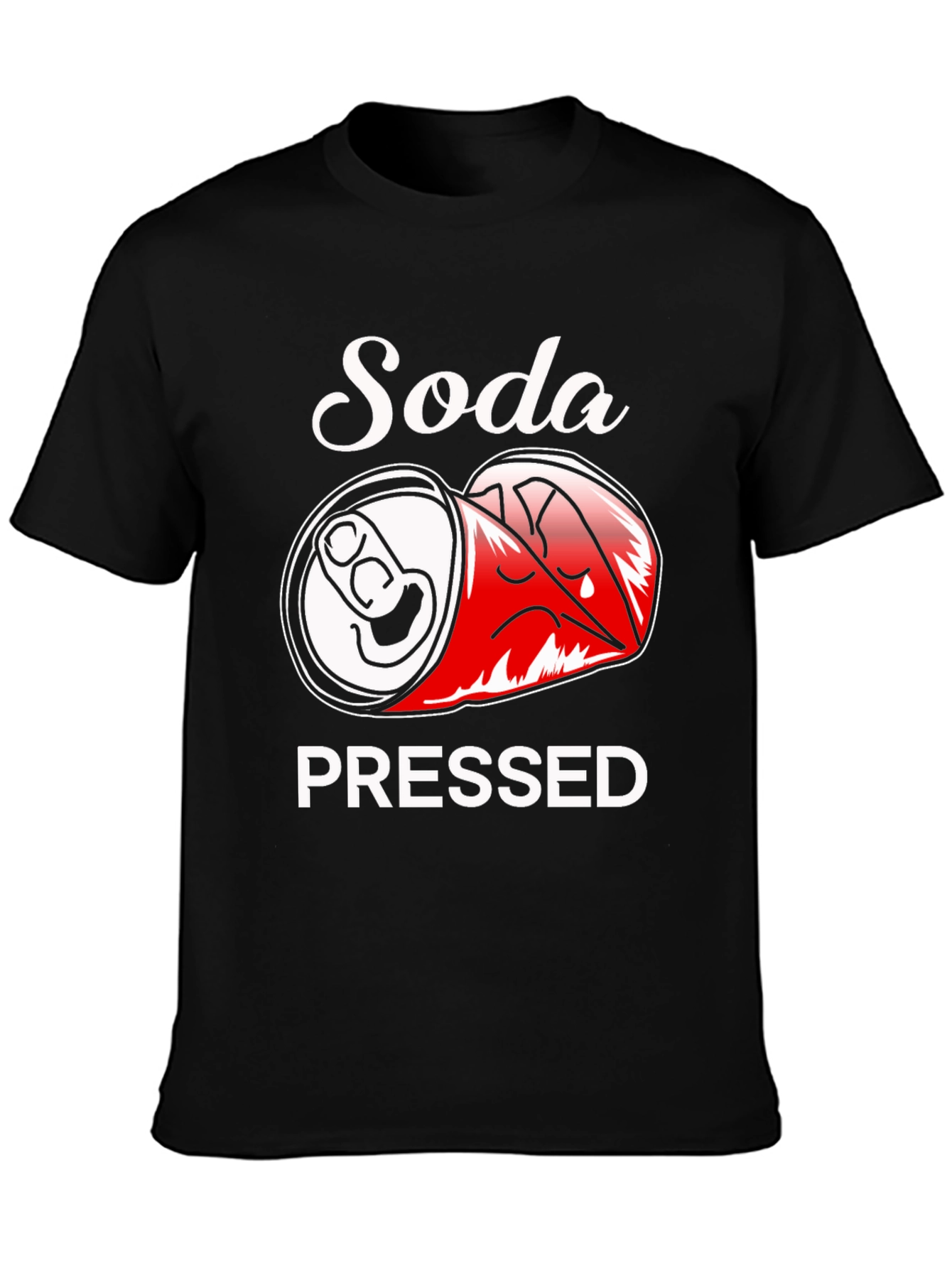 Soda Pressed Black Graphic Tee