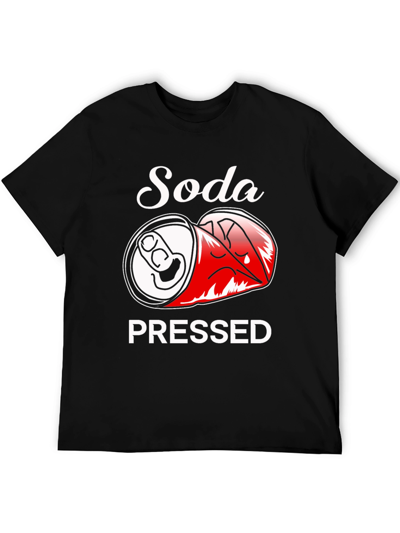 Soda Pressed Black Graphic Tee