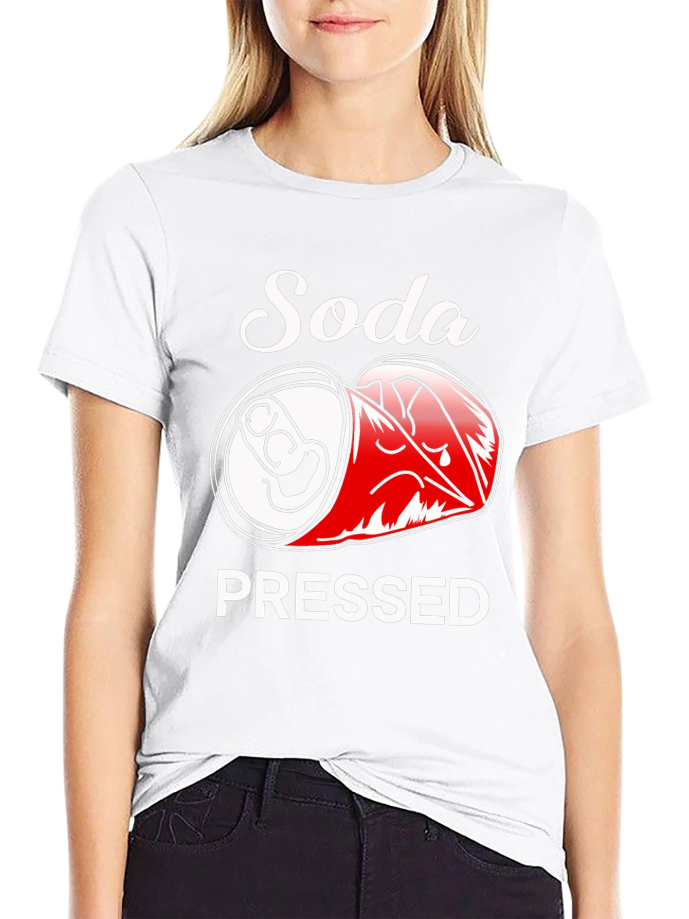 Soda Pressed Black Graphic Tee