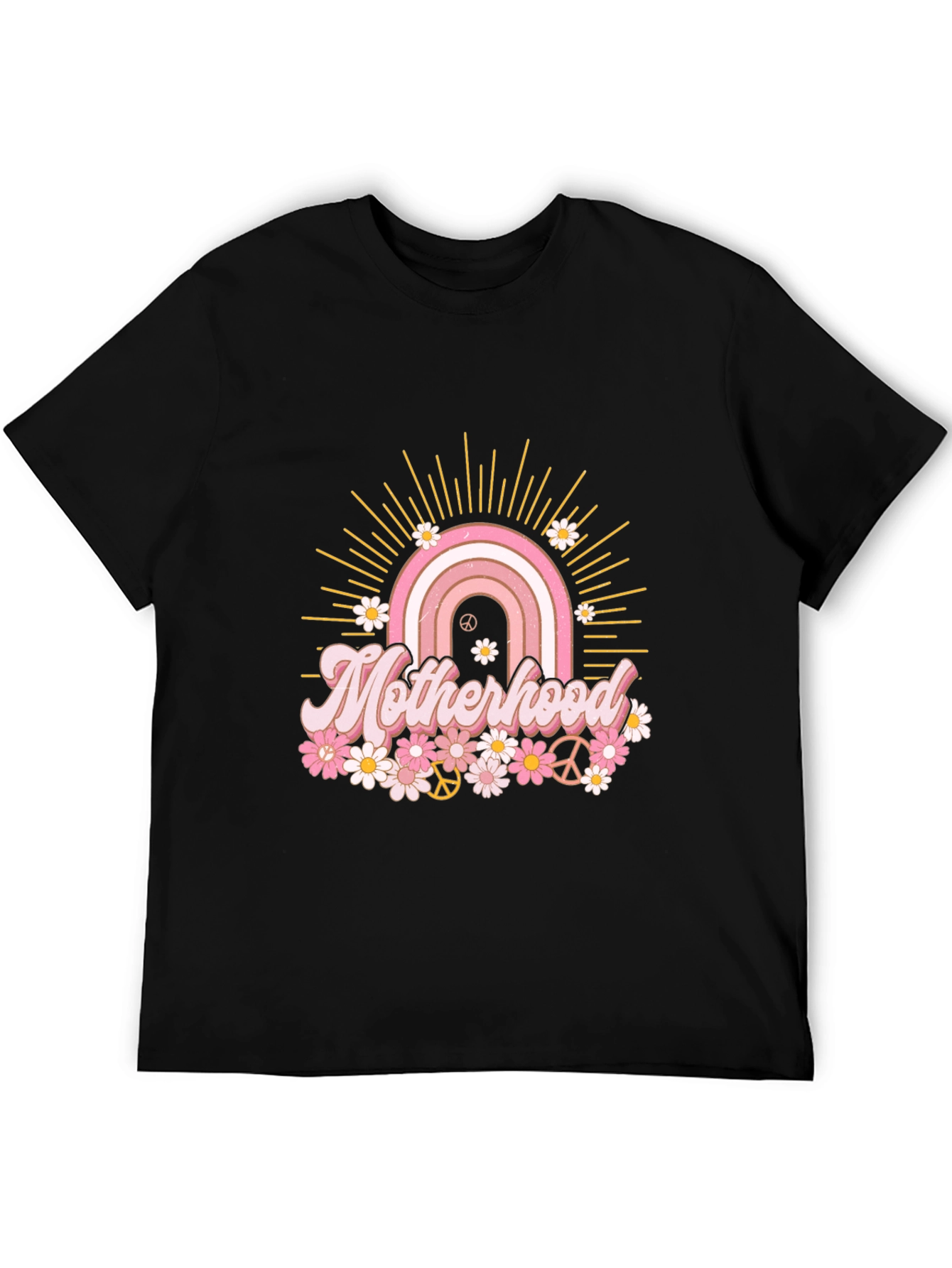 Motherhood Rainbow Graphic Tee