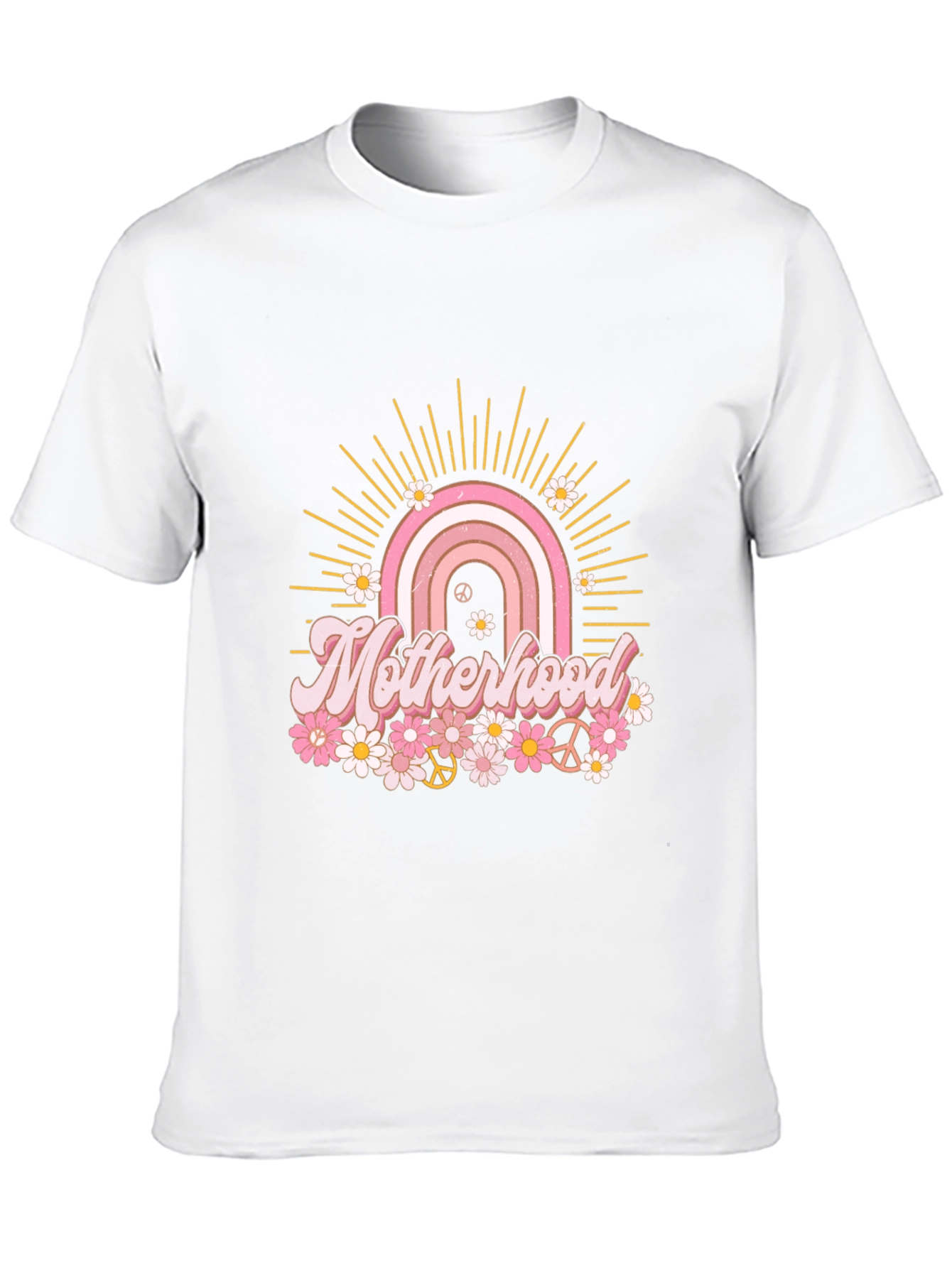 Motherhood Rainbow Graphic Tee