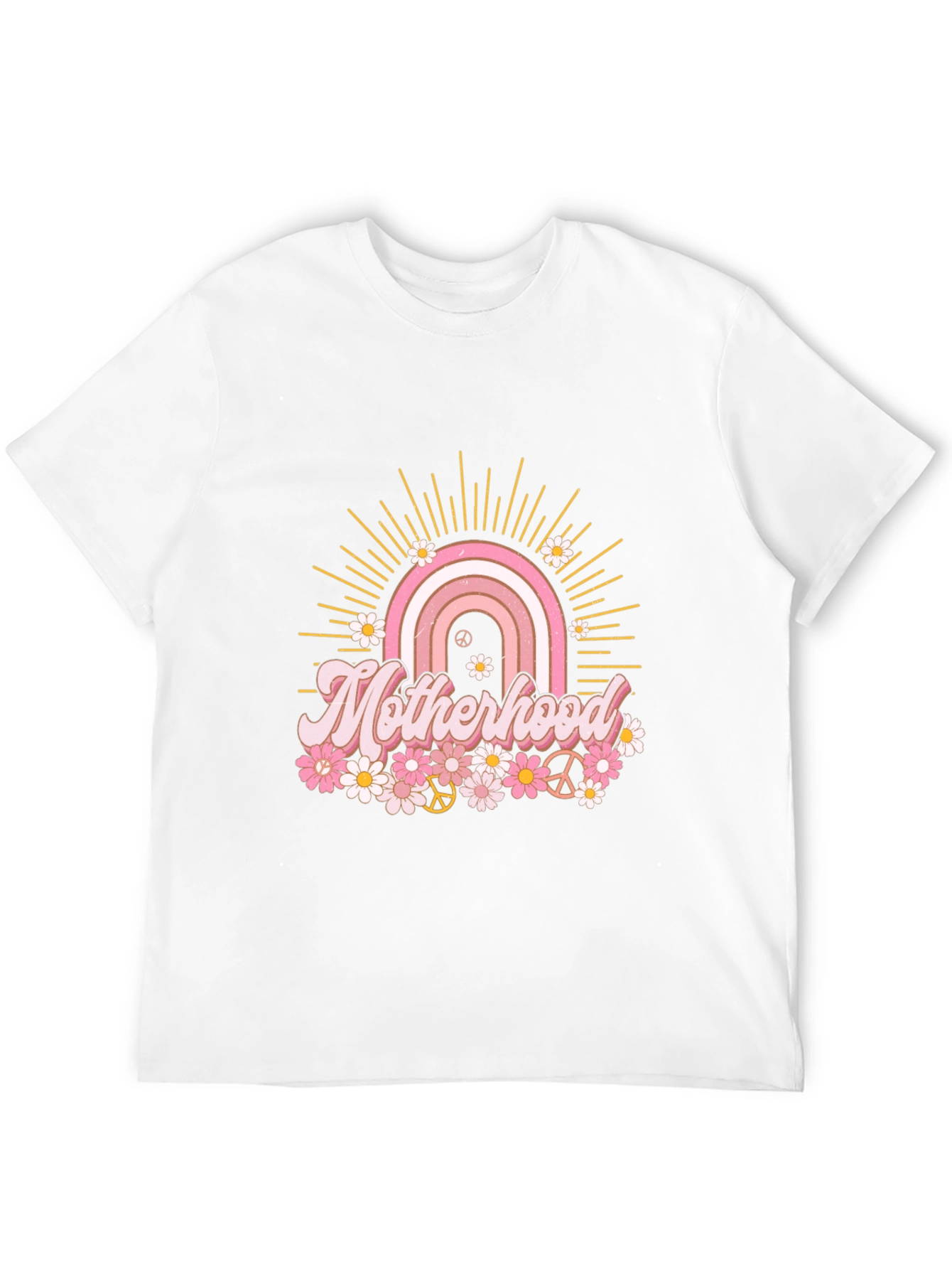 Motherhood Rainbow Graphic Tee
