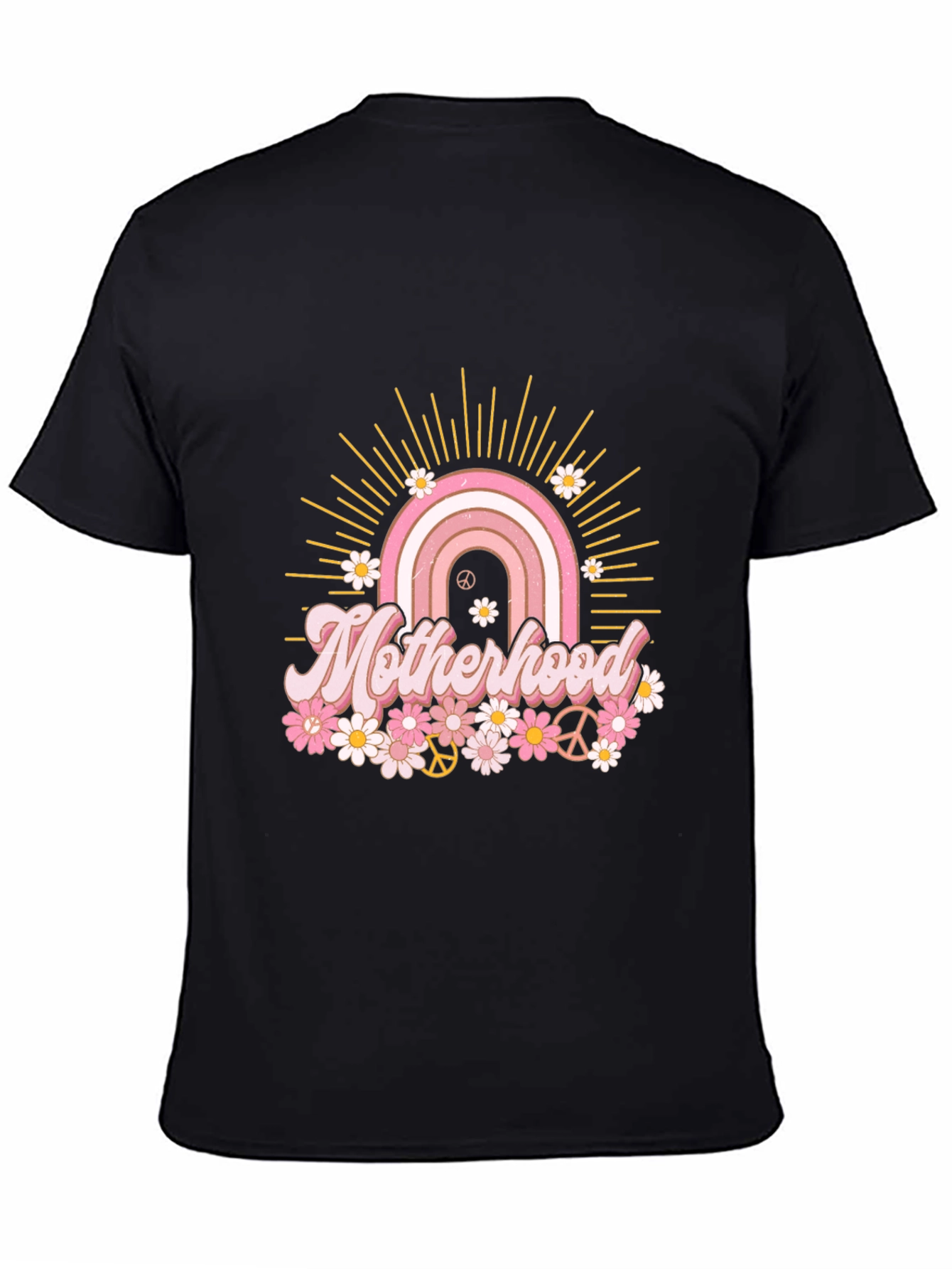 Motherhood Rainbow Graphic Tee