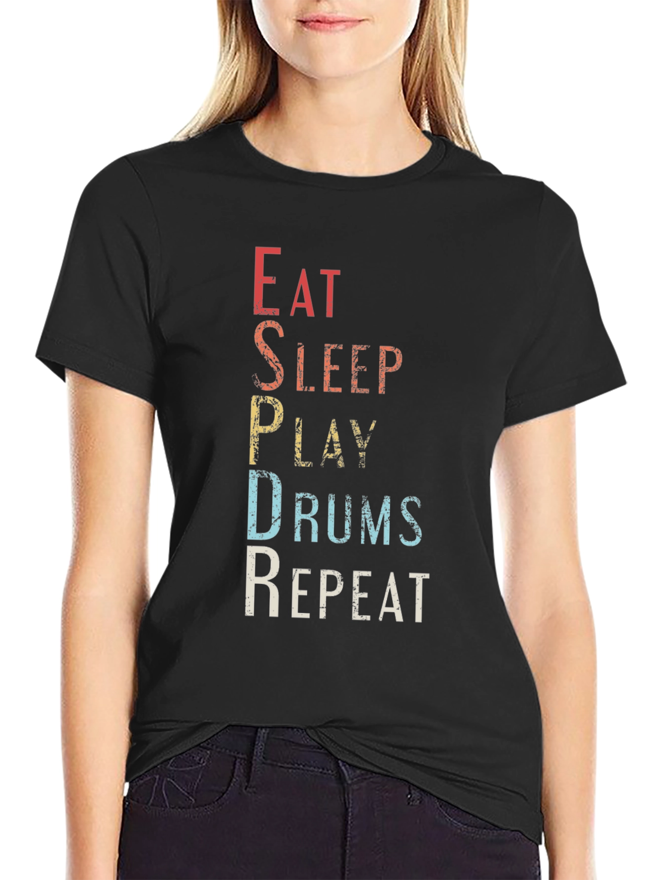 Eat Sleep Play Drums Repeat T-Shirt