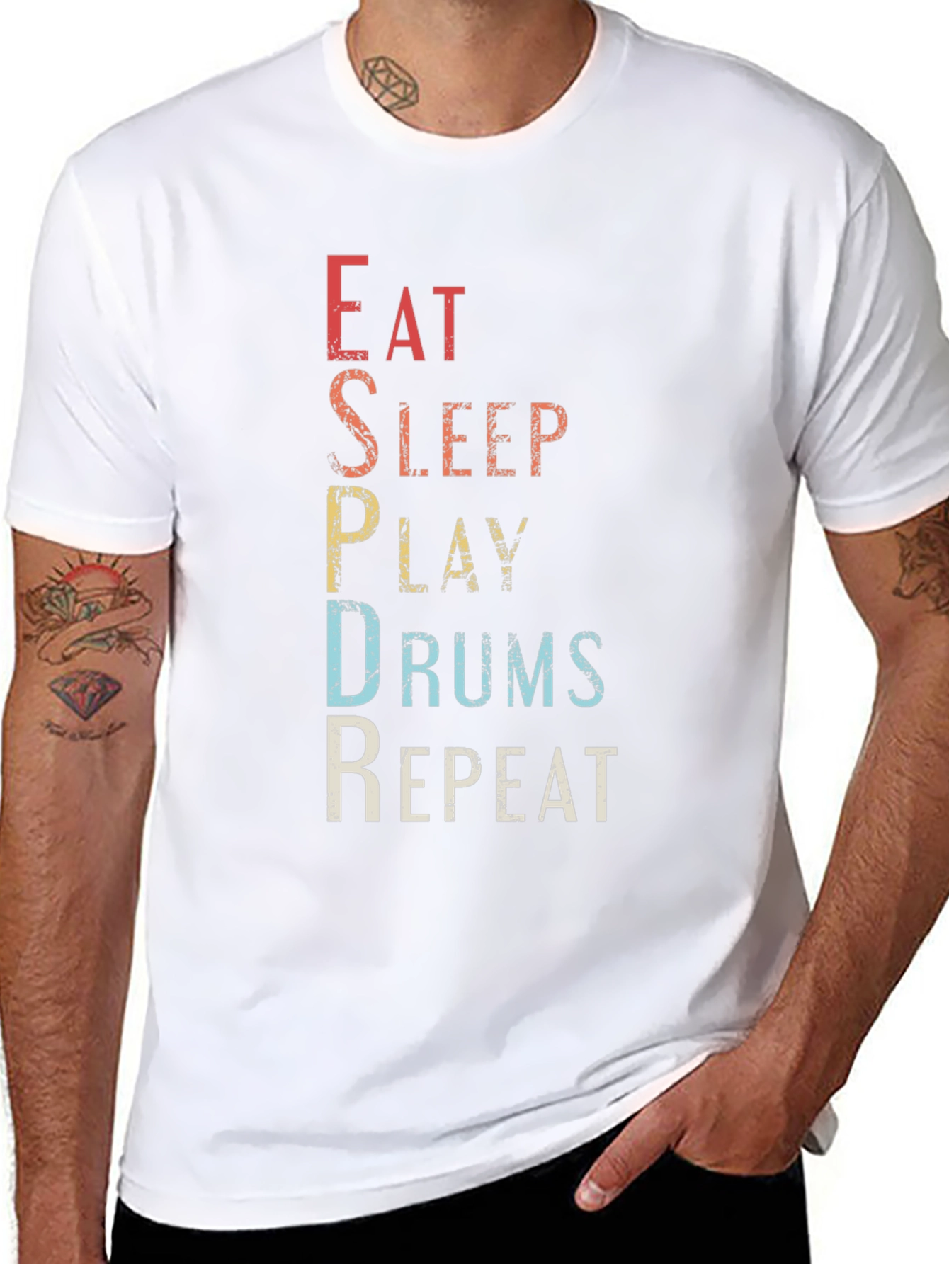 Eat Sleep Play Drums Repeat T-Shirt