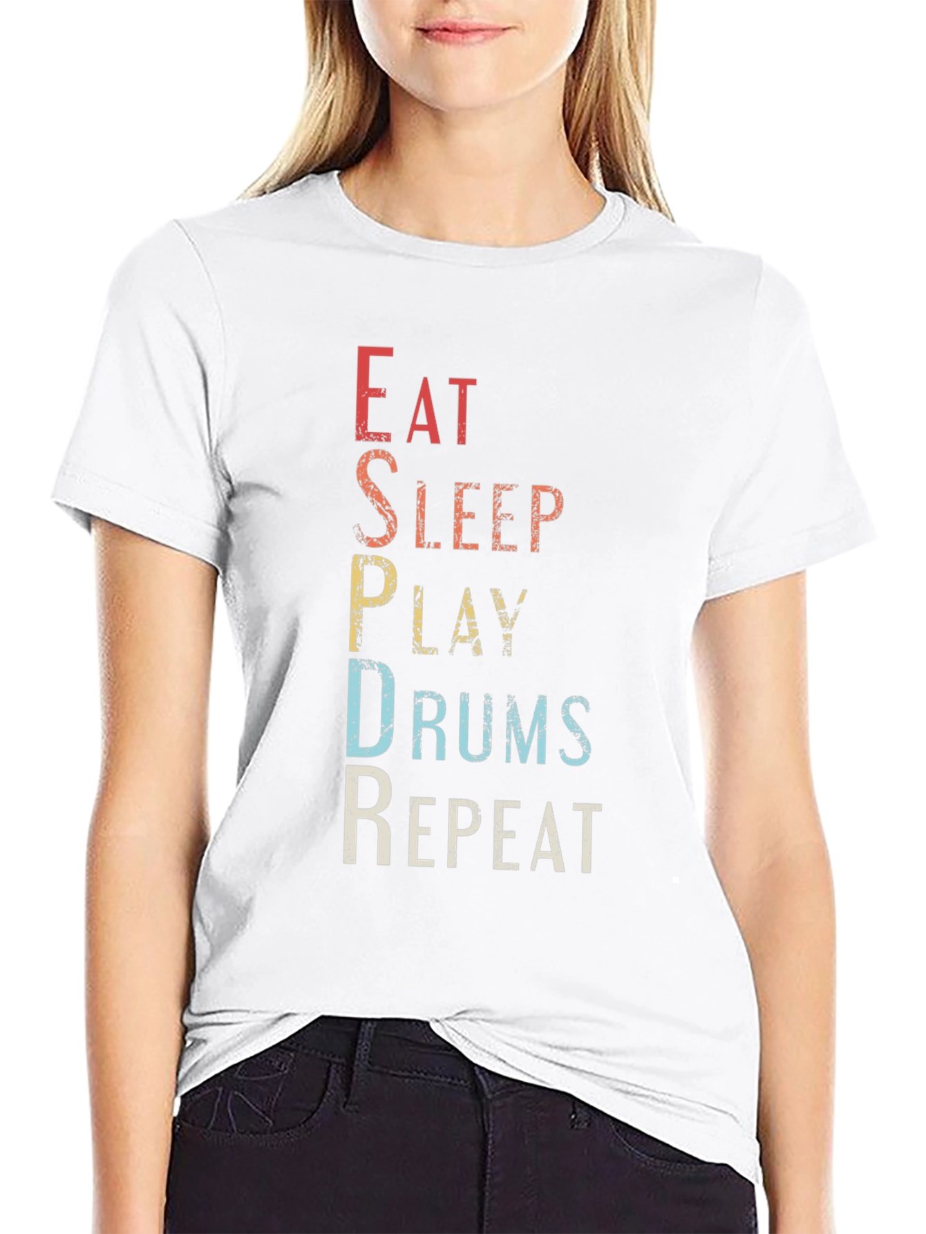 Eat Sleep Play Drums Repeat T-Shirt
