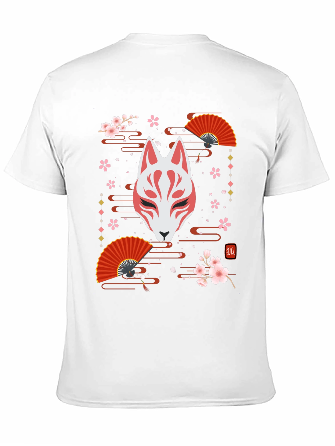 Japanese Kitsune Mask T-Shirt