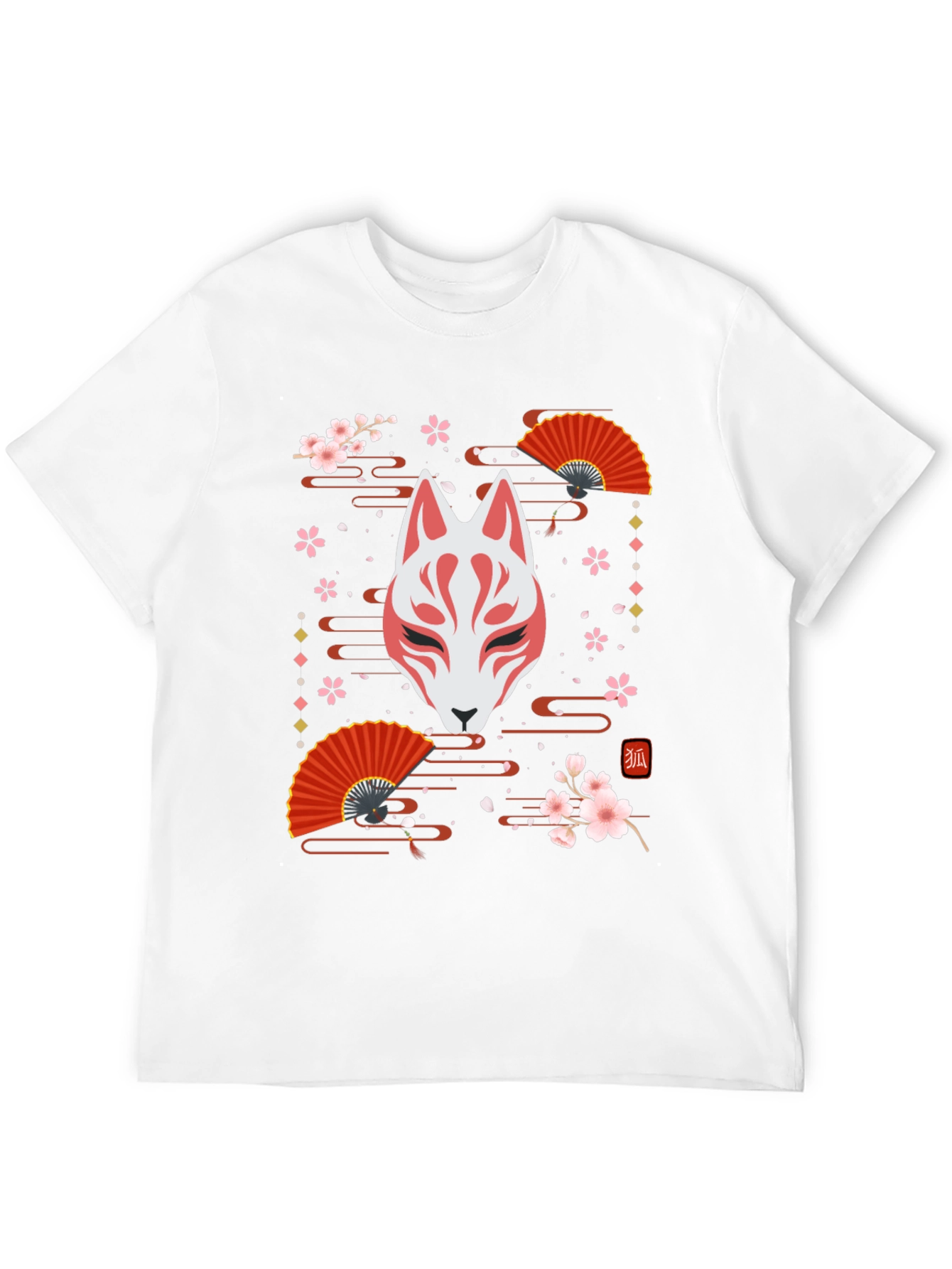 Japanese Kitsune Mask T-Shirt
