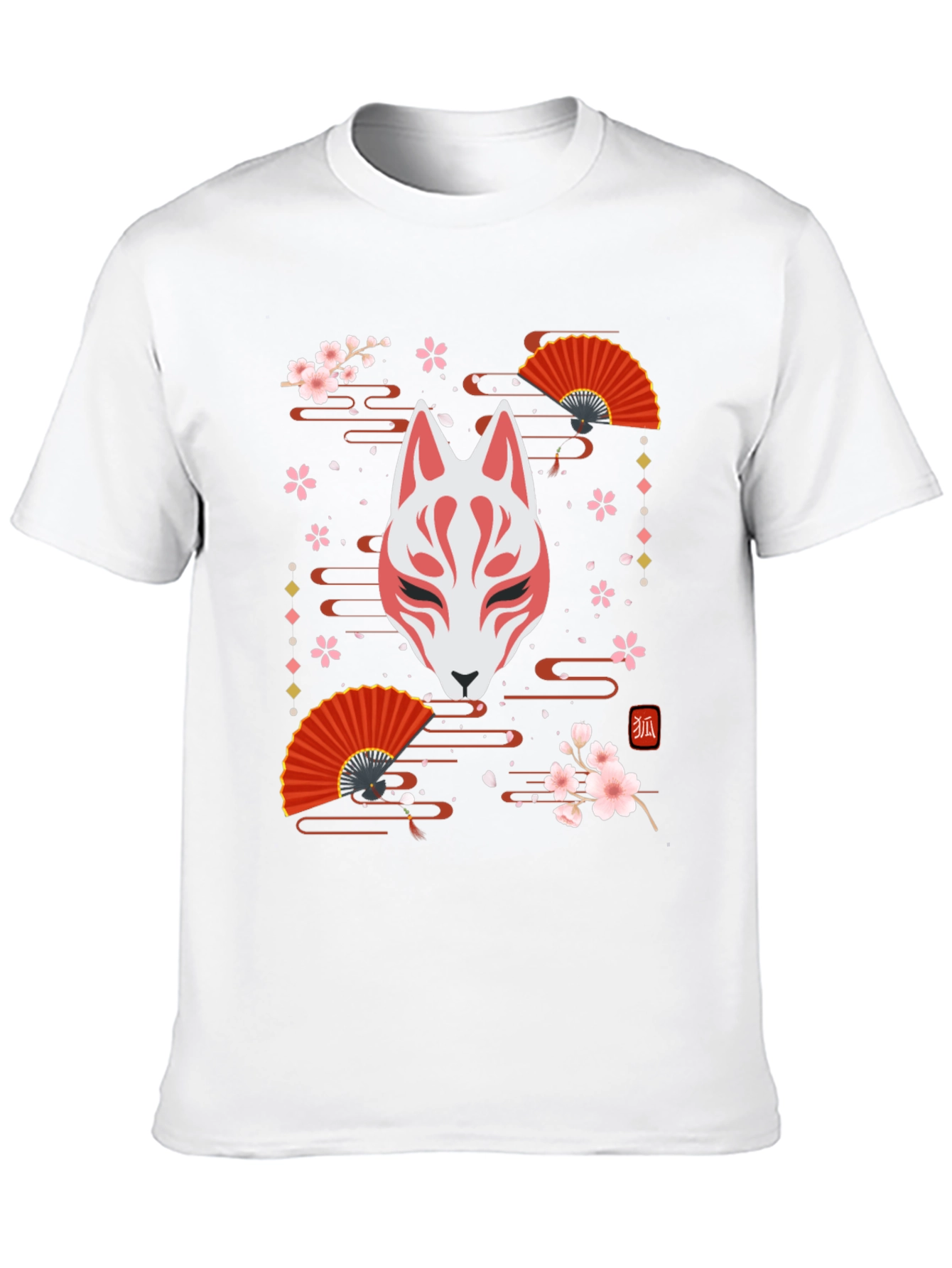 Japanese Kitsune Mask T-Shirt