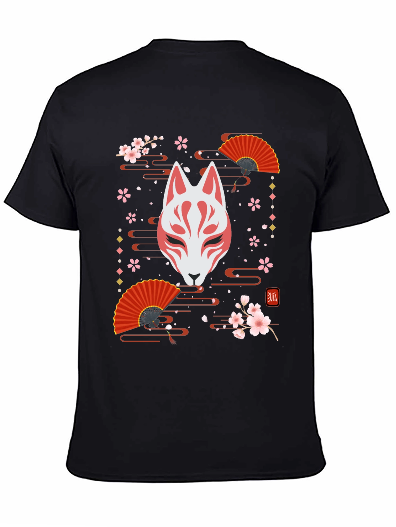 Japanese Kitsune Mask T-Shirt