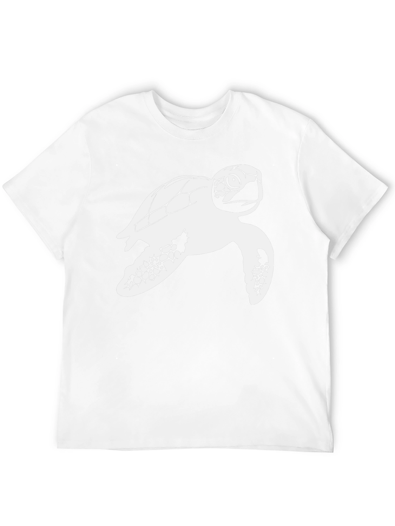 Sea Turtle Graphic Tee - Black Cotton Comfort